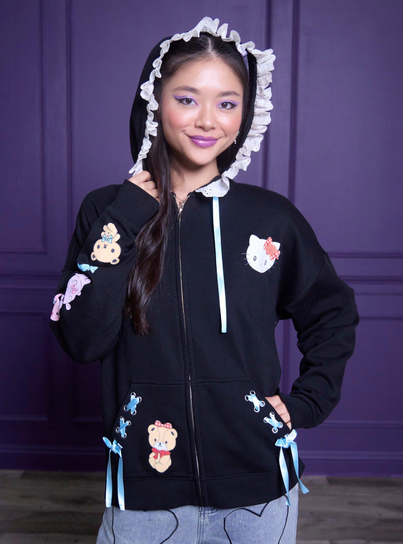 Hello Kitty And Friends Lolita Girls Hoodie, , hi-res
