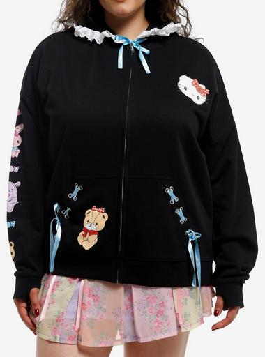 Hello Kitty And Friends Lolita Girls Hoodie Plus Size | Hot Topic