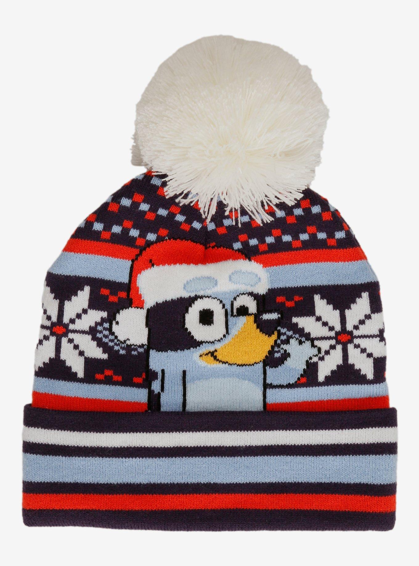 Bluey Fair Isle Pom Beanie, , hi-res