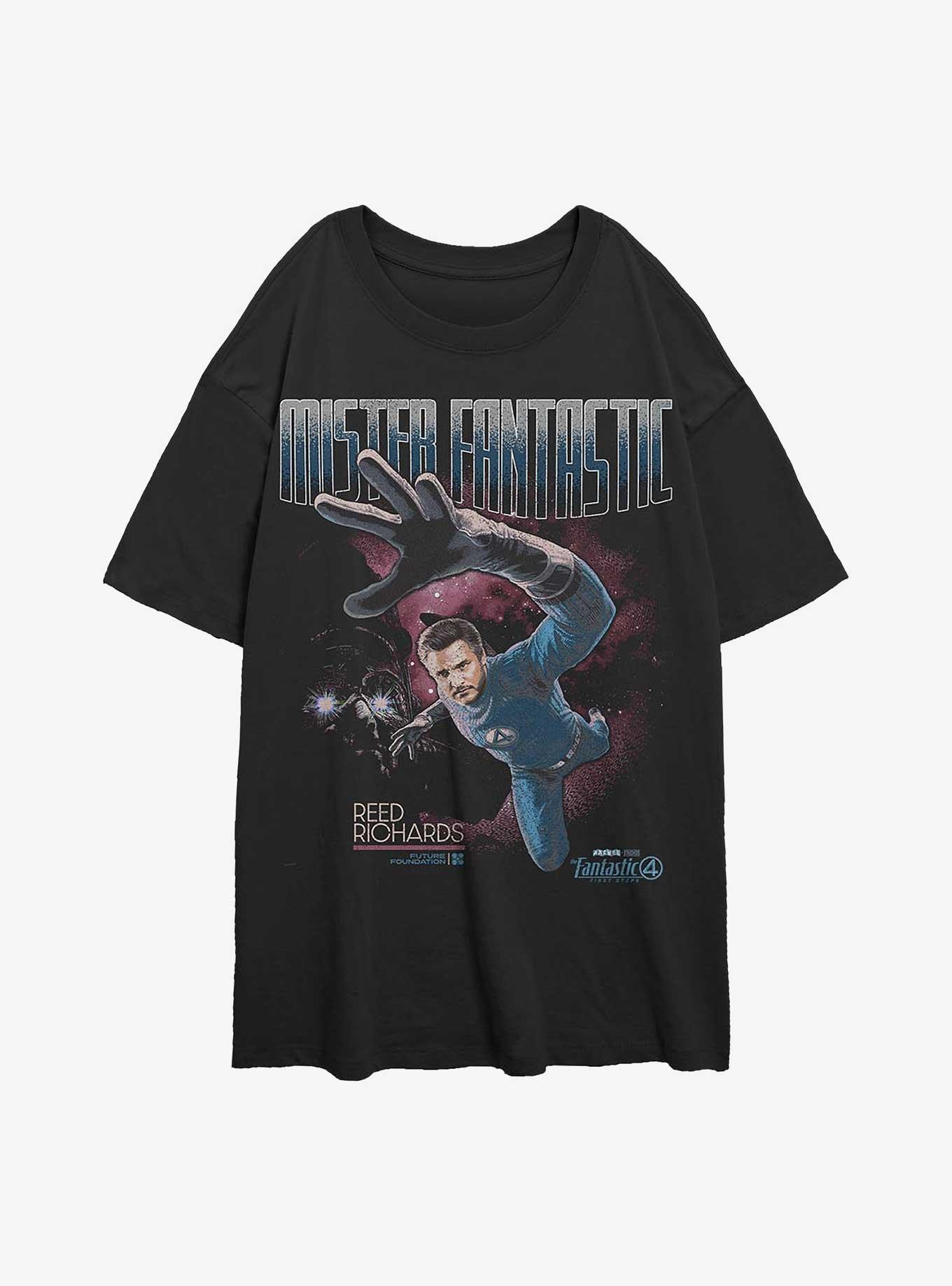Marvel The Fantastic Four: First Steps Beyond Limits Girls Oversized T-Shirt Hot Topic Web Exclusive, , hi-res