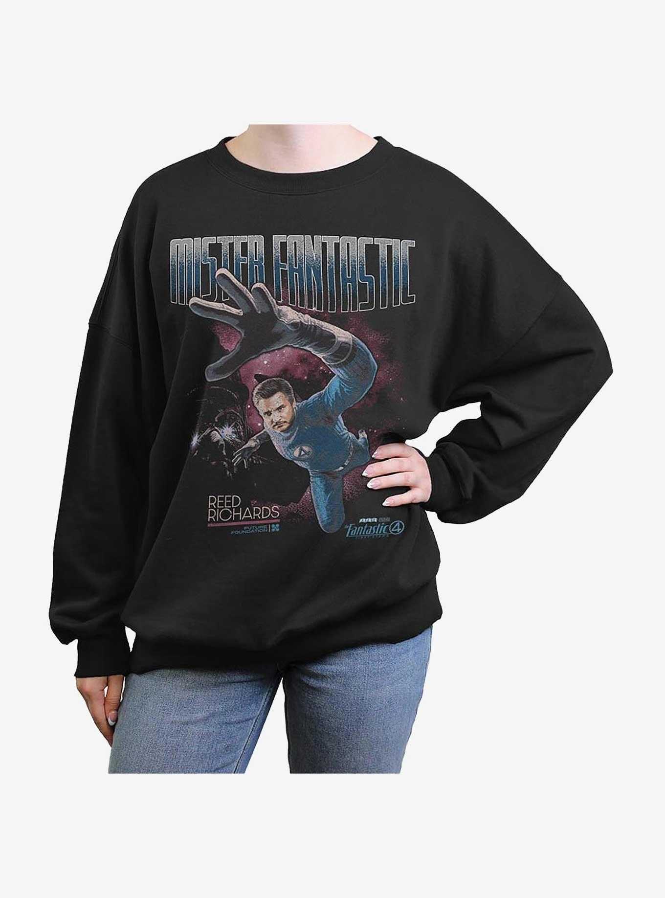 Marvel The Fantastic Four: First Steps Beyond Limits Girls Oversized Sweatshirt Hot Topic Web Exclusive, , hi-res