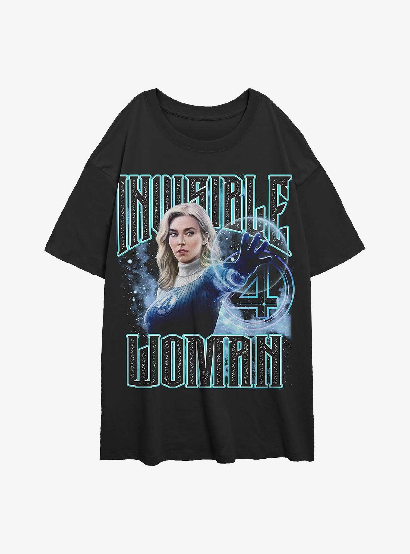 Marvel The Fantastic Four: First Steps Invisible Woman Girls Oversized T-Shirt Hot Topic Web Exclusive, , hi-res