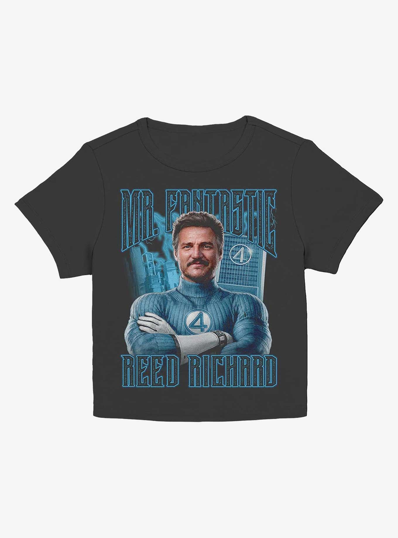 Marvel The Fantastic Four: First Steps Reed Fantastic Girls Baby T-Shirt Hot Topic Exclusive, BLACK, hi-res