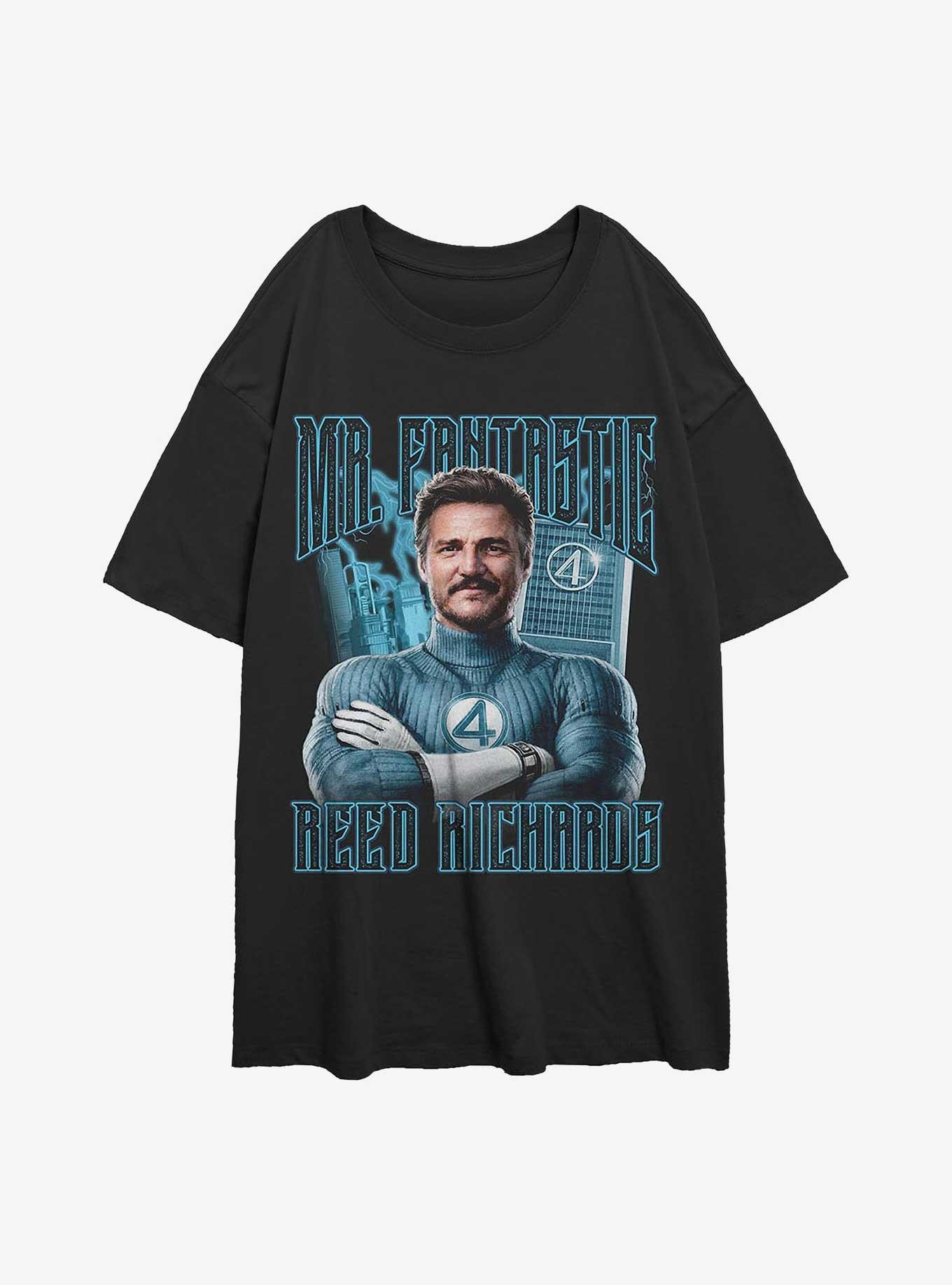 Marvel The Fantastic Four: First Steps Reed Fantastic Girls Oversized T-Shirt Hot Topic Exclusive