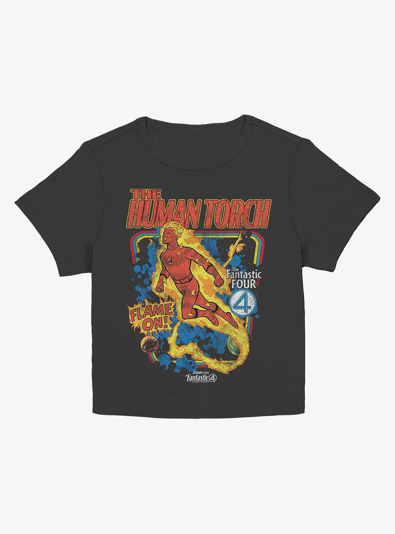 Marvel The Fantastic Four: First Steps Blazing Storm Girls Baby T-Shirt Hot Topic Web Exclusive, , hi-res