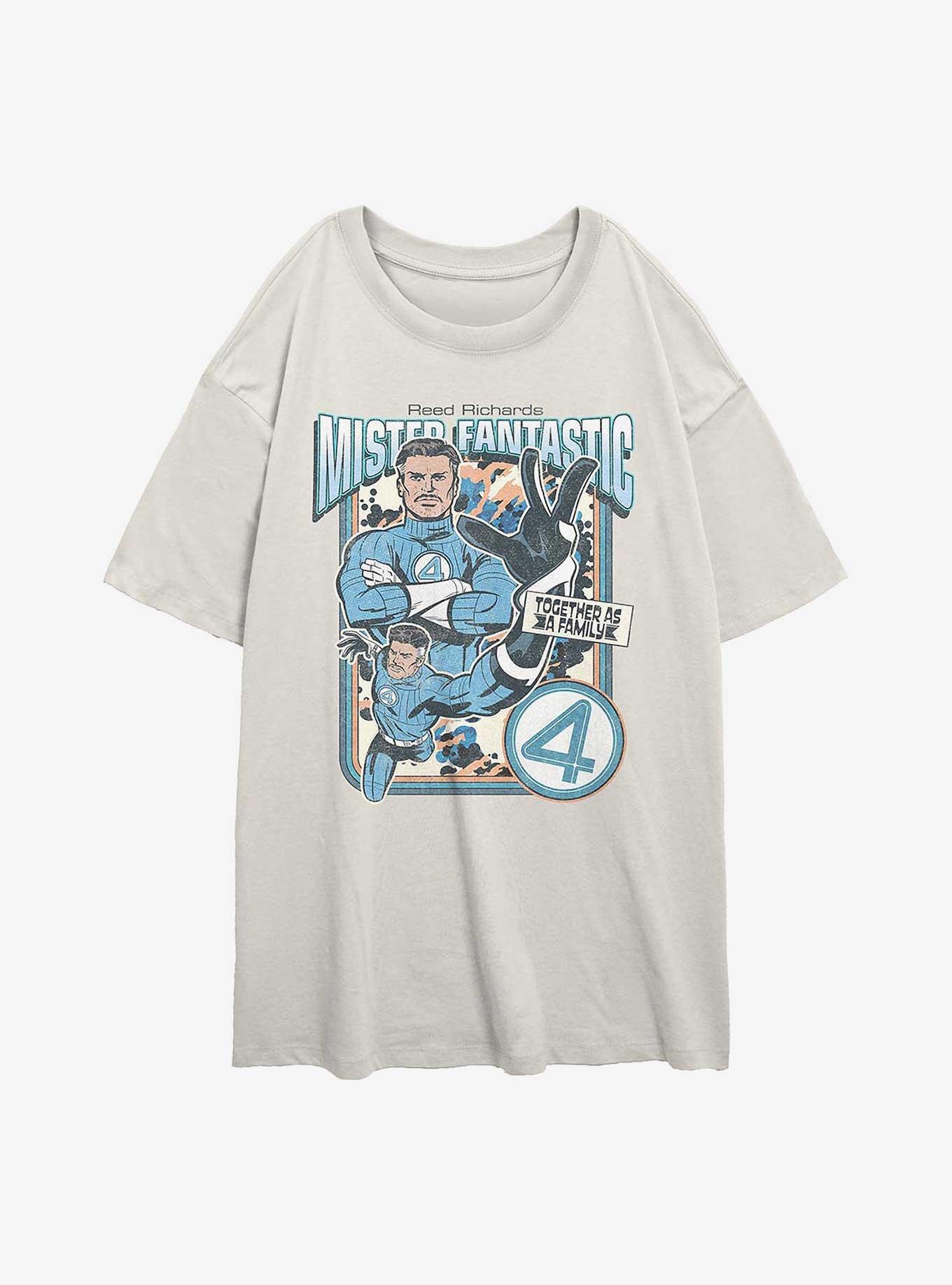 Marvel The Fantastic Four: First Steps Mister Fantastic Reed Girls Oversized T-Shirt Hot Topic Web Exclusive, , hi-res