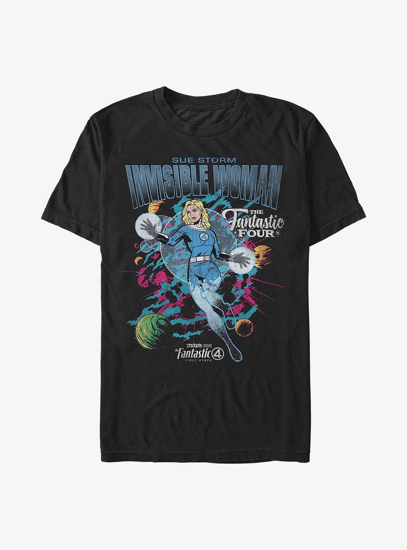 Marvel The Fantastic Four: First Steps Sues Cover T-Shirt Hot Topic Web Exclusive, BLACK, hi-res