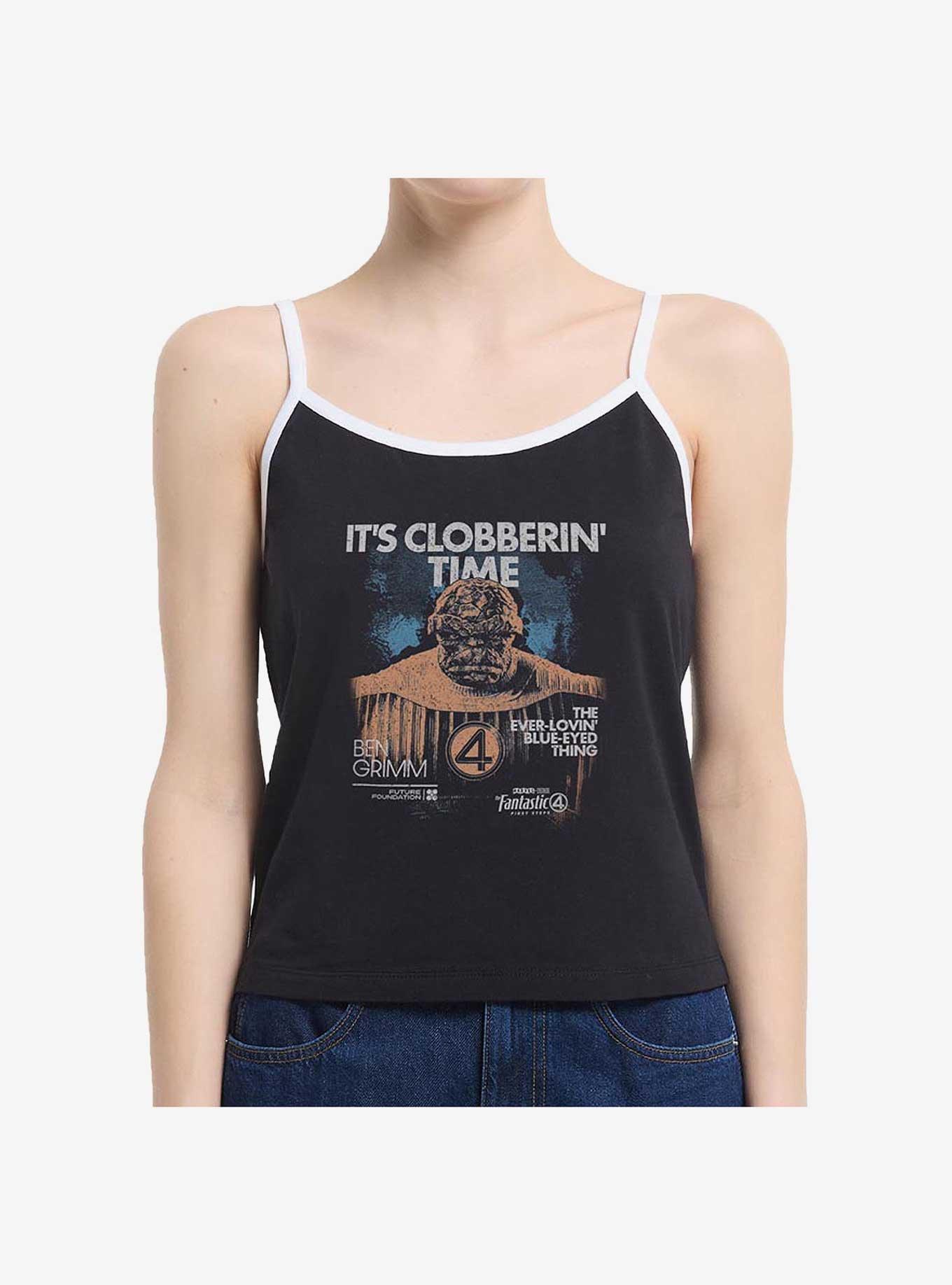 Marvel The Fantastic Four: First Steps Thing Grunge Girls Cami Hot Topic Web Exclusive, BLACK, hi-res