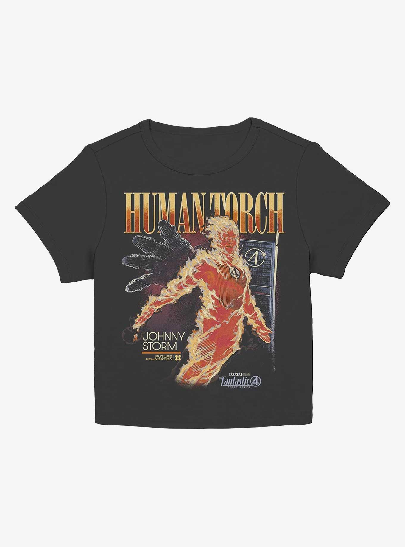 Marvel The Fantastic Four: First Steps Human Torch Girls Baby T-Shirt Hot Topic Web Exclusive, , hi-res