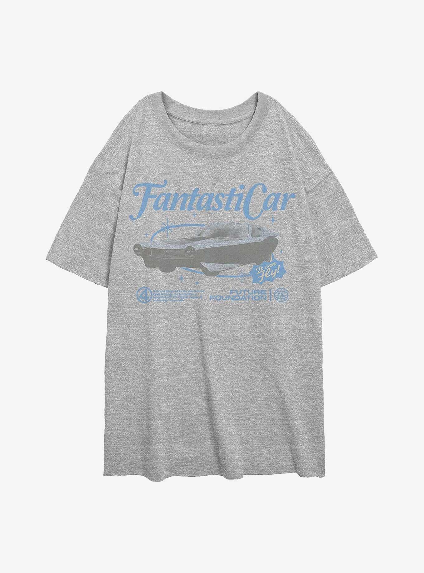 Marvel The Fantastic Four: First Steps Fantastic Car Girls Oversized T-Shirt Hot Topic Web Exclusive, , hi-res