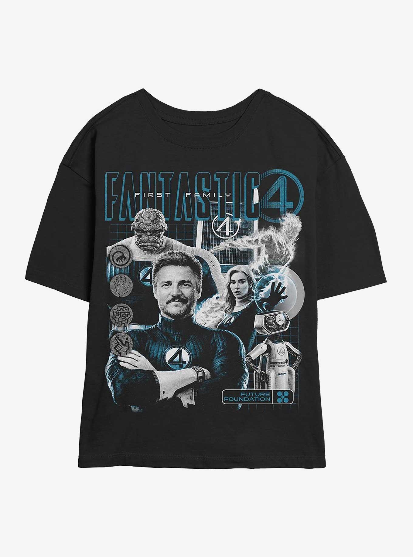 Marvel The Fantastic Four: First Steps Club Fantastic Girls Skimmer T-Shirt Hot Topic Exclusive, , hi-res
