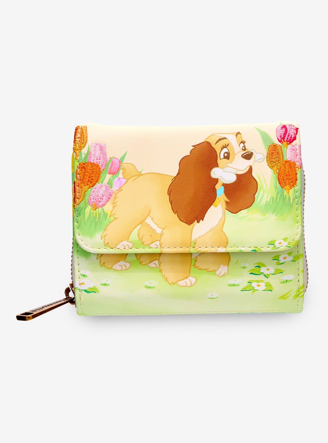Loungefly Disney Lady And The Tramp Tulips Mini Flap Wallet, , hi-res