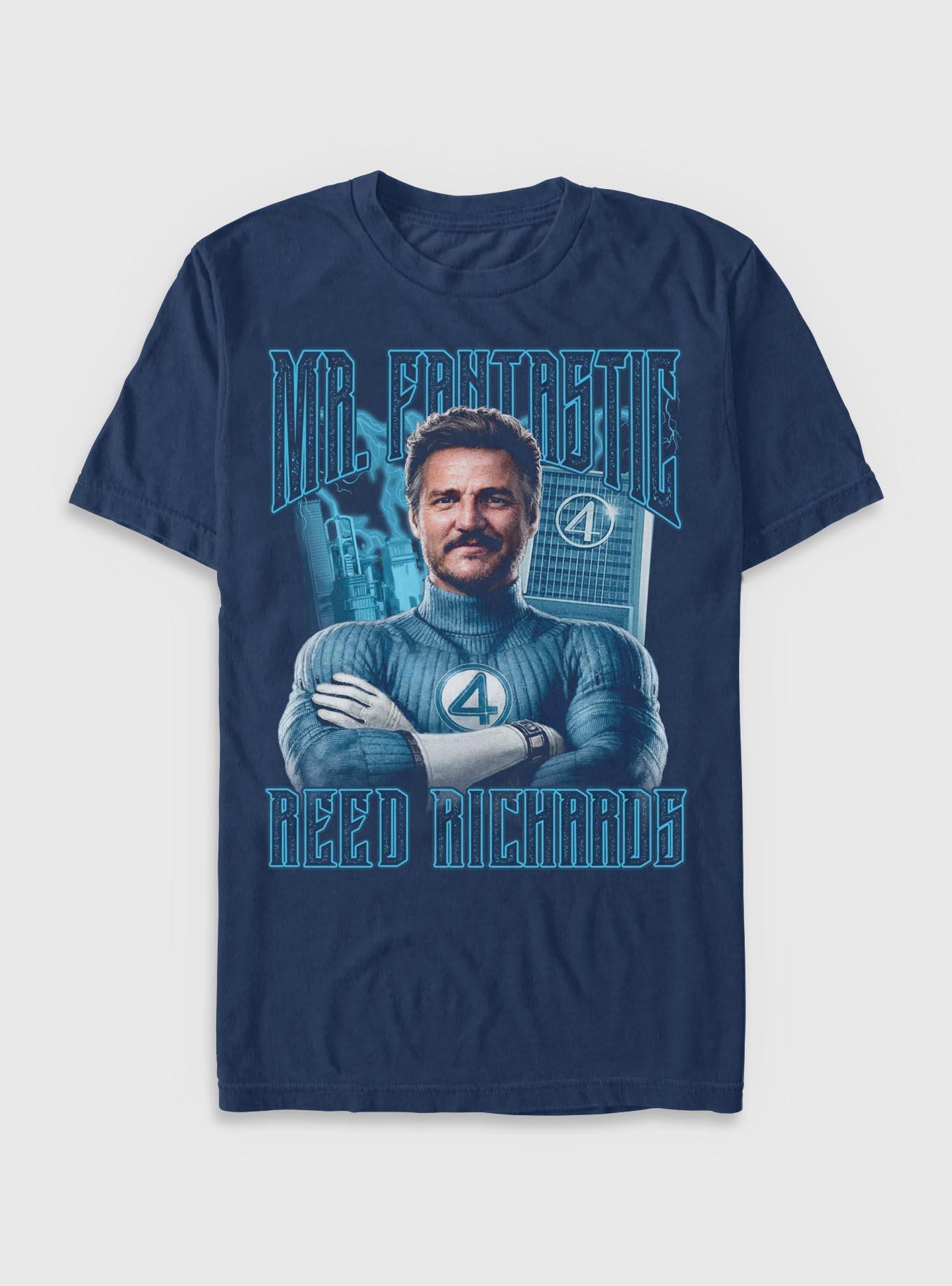 Marvel The Fantastic Four: First Steps Mr. Fantastic Reed Richards Garment Dye T-Shirt BoxLunch Exclusive, , hi-res