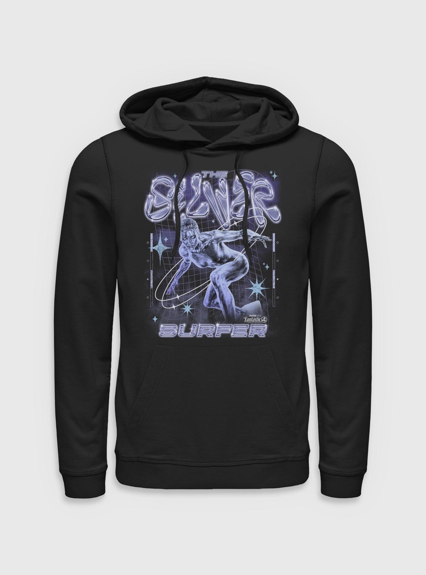 Marvel The Fantastic Four: First Steps Silver Surfer Hoodie BoxLunch Exclusive, , hi-res