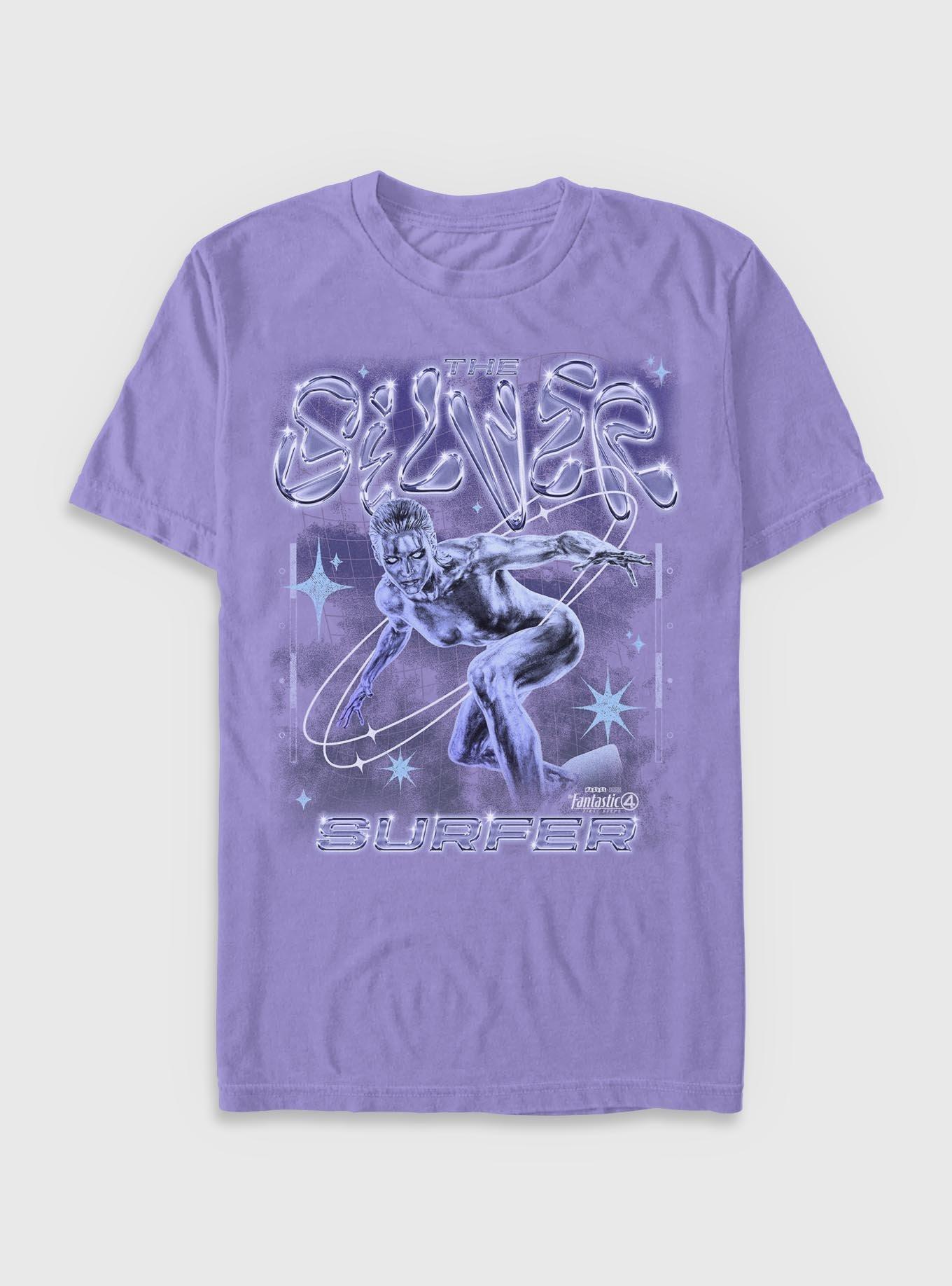 Marvel The Fantastic Four: First Steps Silver Surfer Garment Dye T-Shirt BoxLunch Exclusive, , hi-res