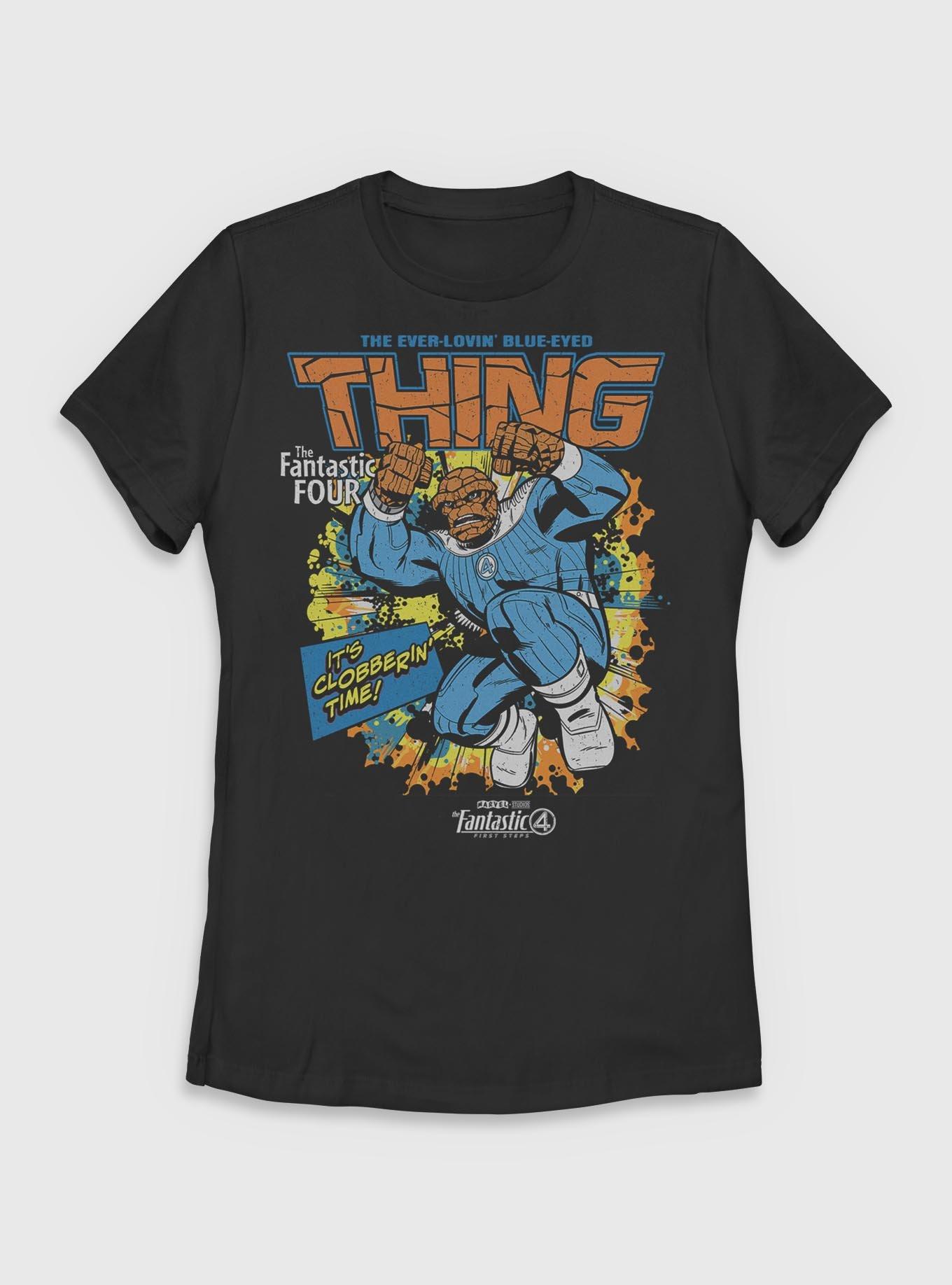 Marvel The Fantastic Four: First Steps Comic Cover Ben Grimm The Thing Womens T-Shirt BoxLunch Exclusive, , hi-res