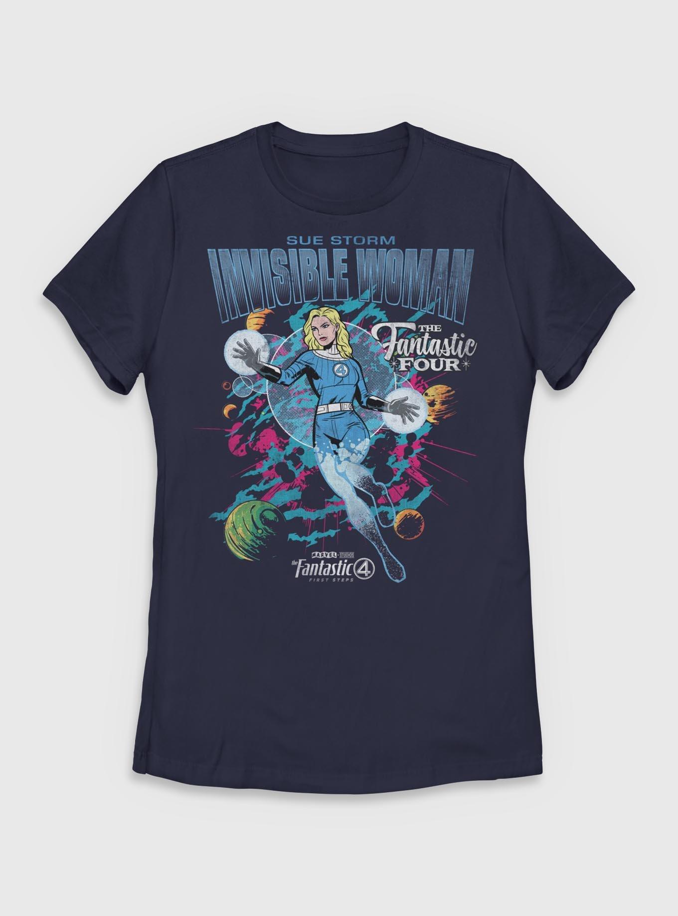 Marvel The Fantastic Four: First Steps Comic Cover Sue Storm Invisible Woman Womens T-Shirt BoxLunch Exclusive, , hi-res