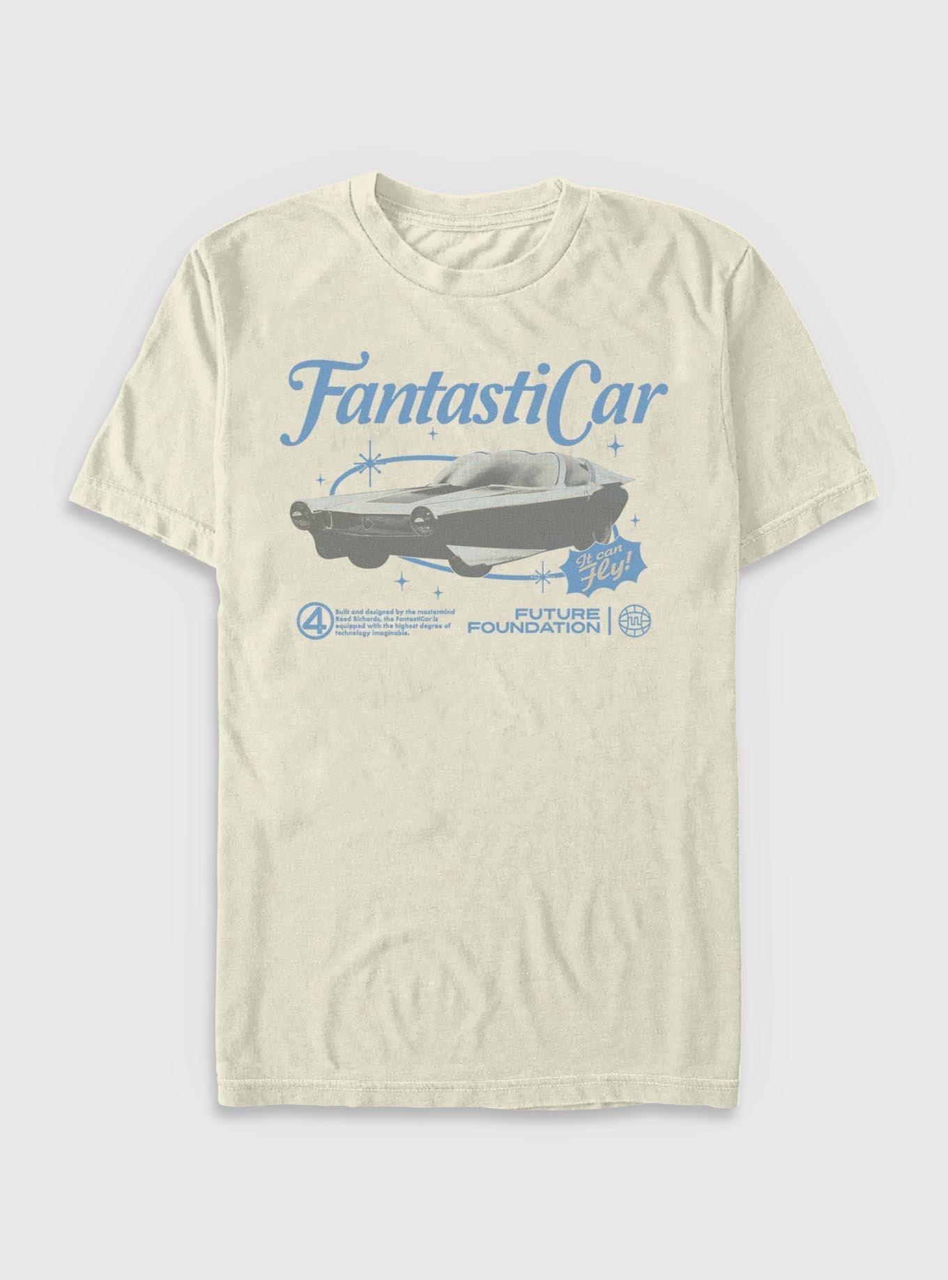 Marvel The Fantastic Four: First Steps Retro Fantasticar Garment Dye T-Shirt BoxLunch Exclusive