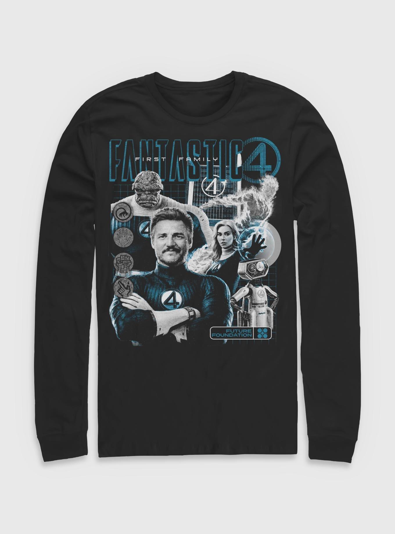 Marvel The Fantastic Four: First Steps Future Foundation Fantastic Family Long-Sleeve T-Shirt BoxLunch Exclusive, , hi-res