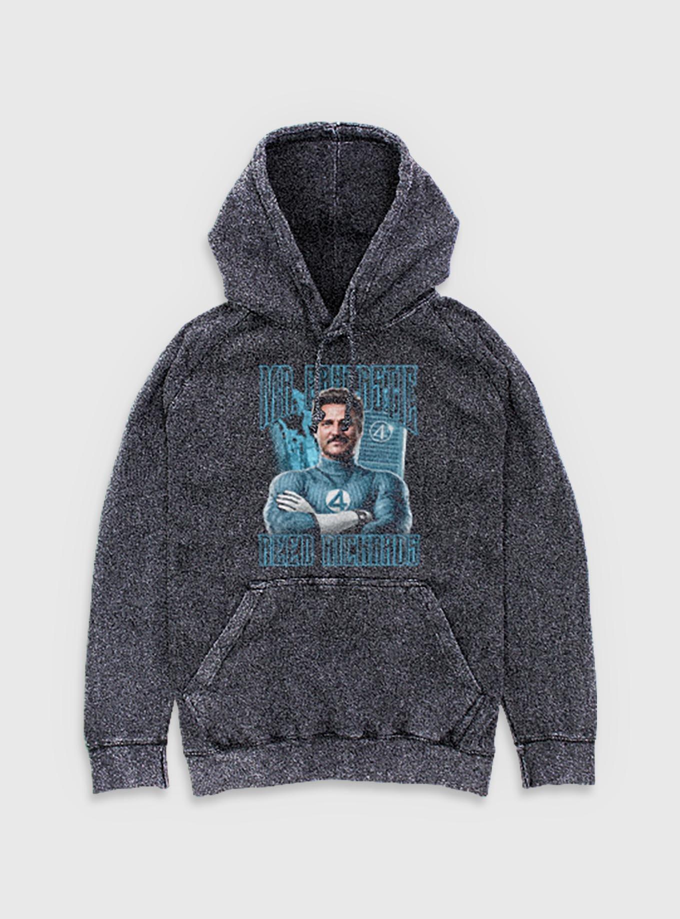 Marvel The Fantastic Four: First Steps Mr. Fantastic Reed Richards Mineral Wash Hoodie Her Universe Web Exclusive, , hi-res