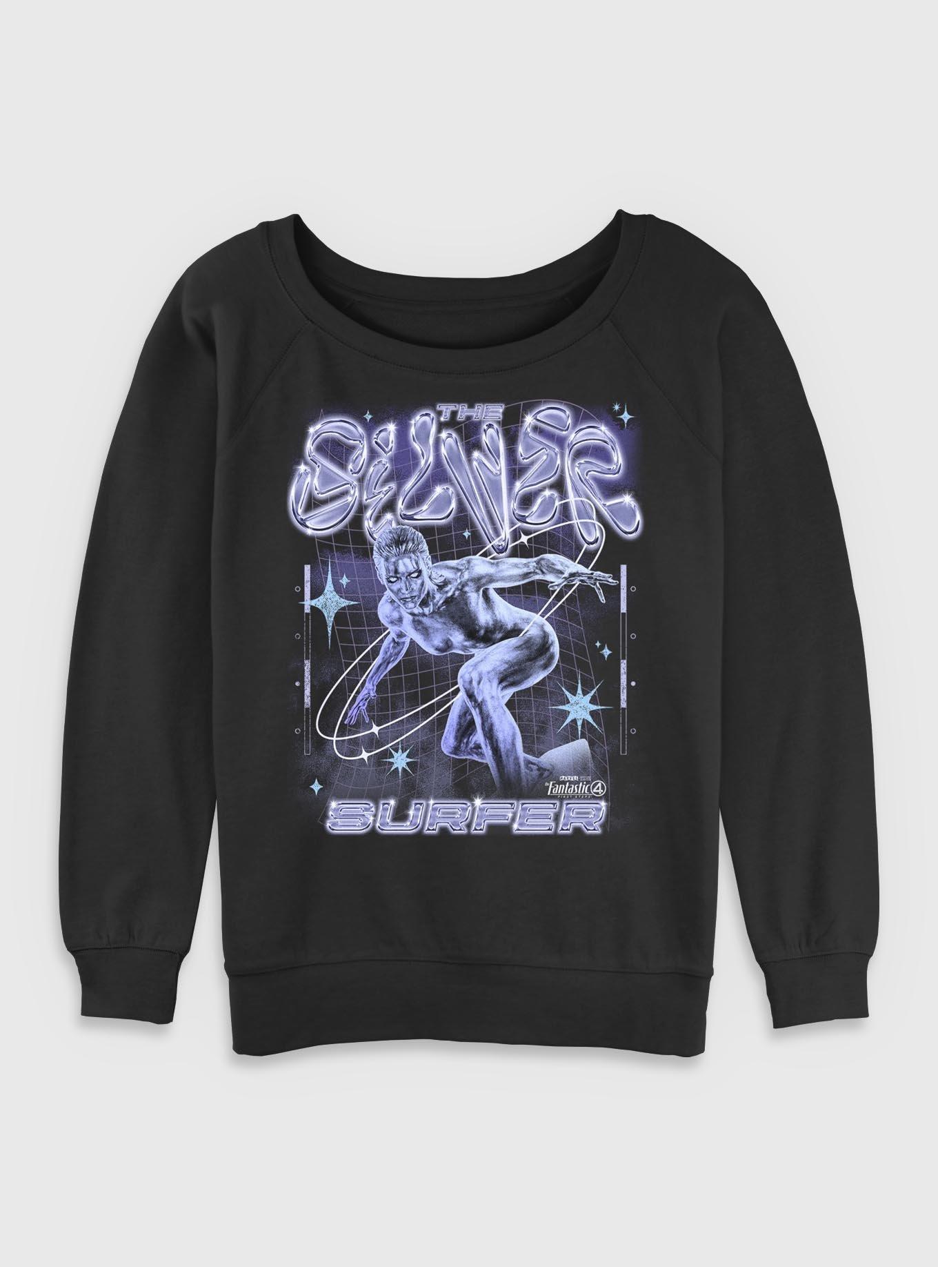 Marvel The Fantastic Four: First Steps Silver Surfer Womens Slouchy Sweatshirt Her Universe Web Exclusive, , hi-res