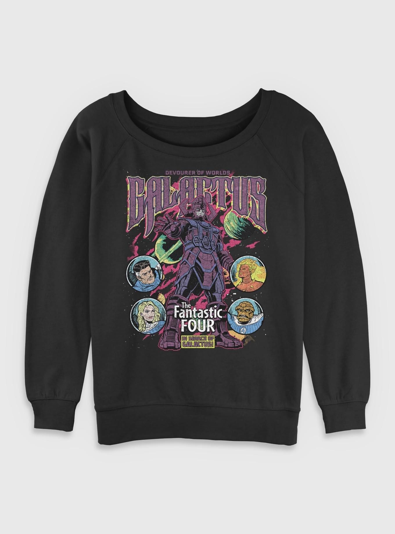 Marvel The Fantastic Four: First Steps Galactus Rules Womens Slouchy Sweatshirt Her Universe Web Exclusive, , hi-res