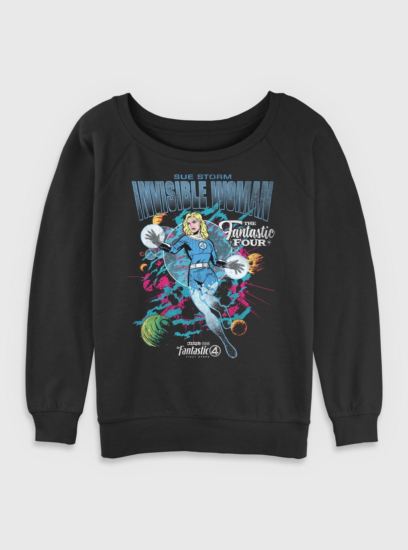 Marvel The Fantastic Four: First Steps Comic Cover Sue Storm Invisible Woman Womens Slouchy Sweatshirt Her Universe Web Exclusive, , hi-res