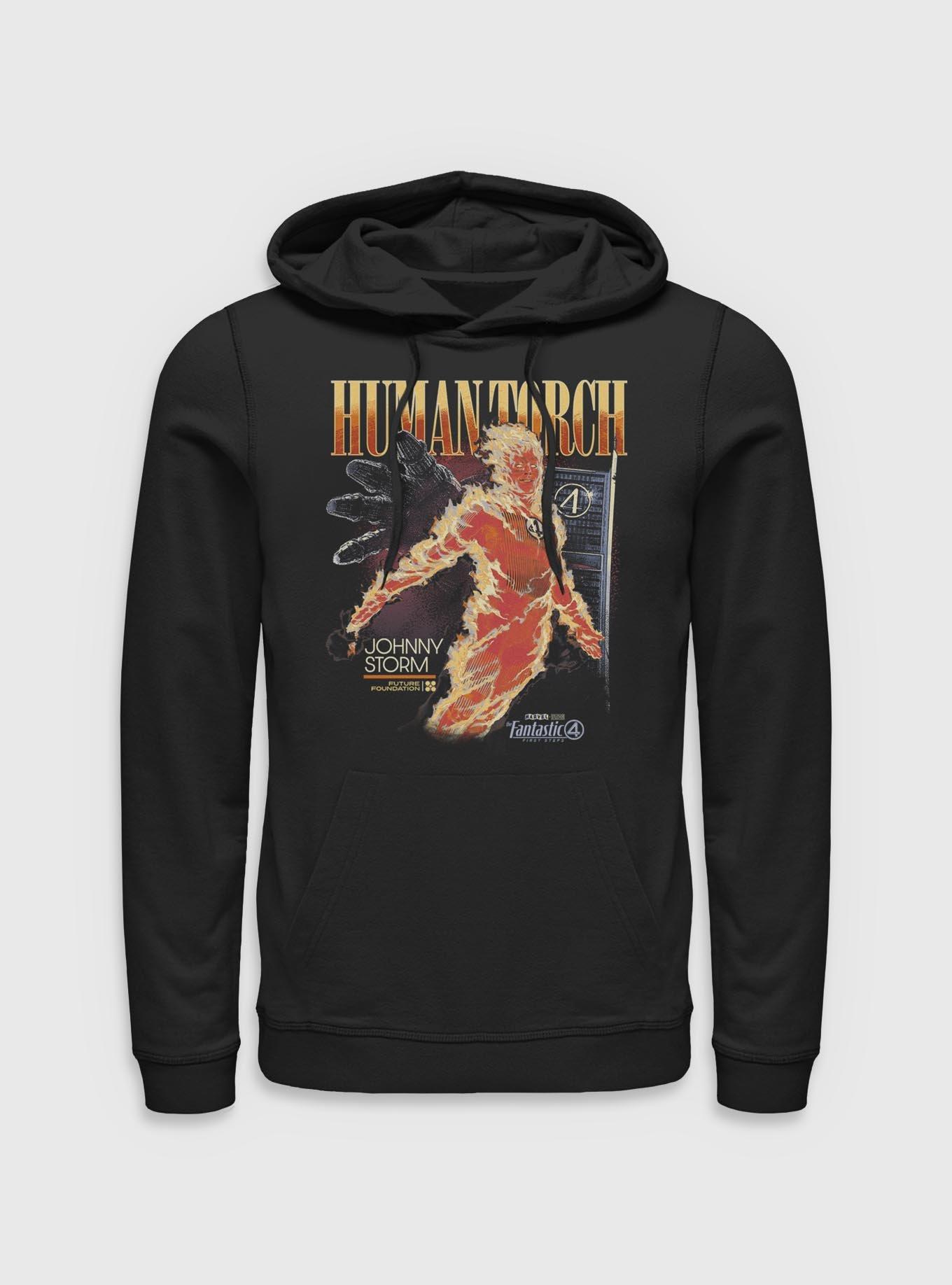 Marvel The Fantastic Four: First Steps Human Torch Future Foundation Hoodie Her Universe Web Exclusive, , hi-res