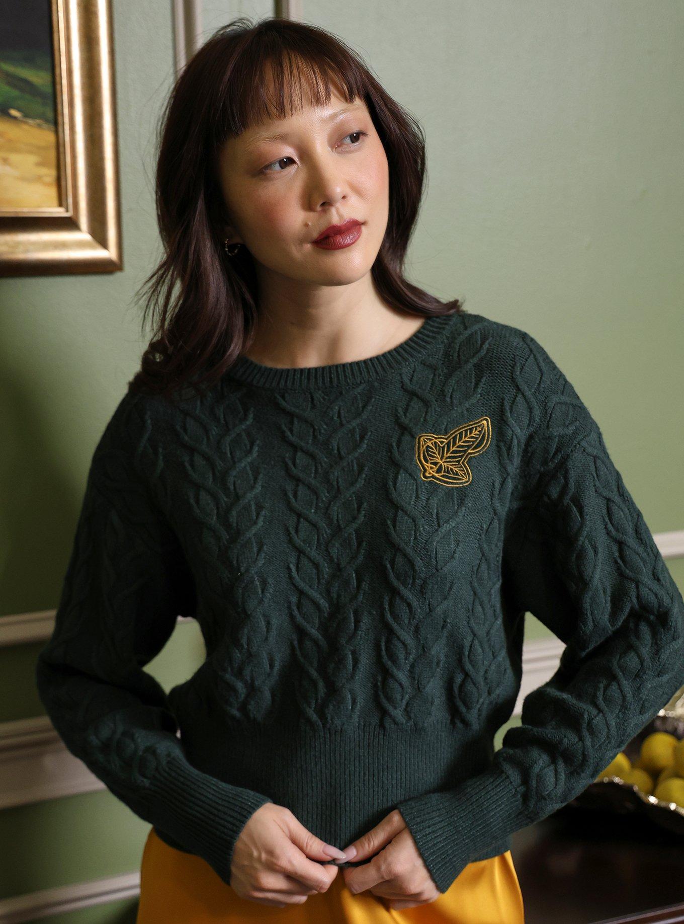 Her Universe The Lord Of The Rings Lórien Leaf Sweater Her Universe Exclusive, , hi-res