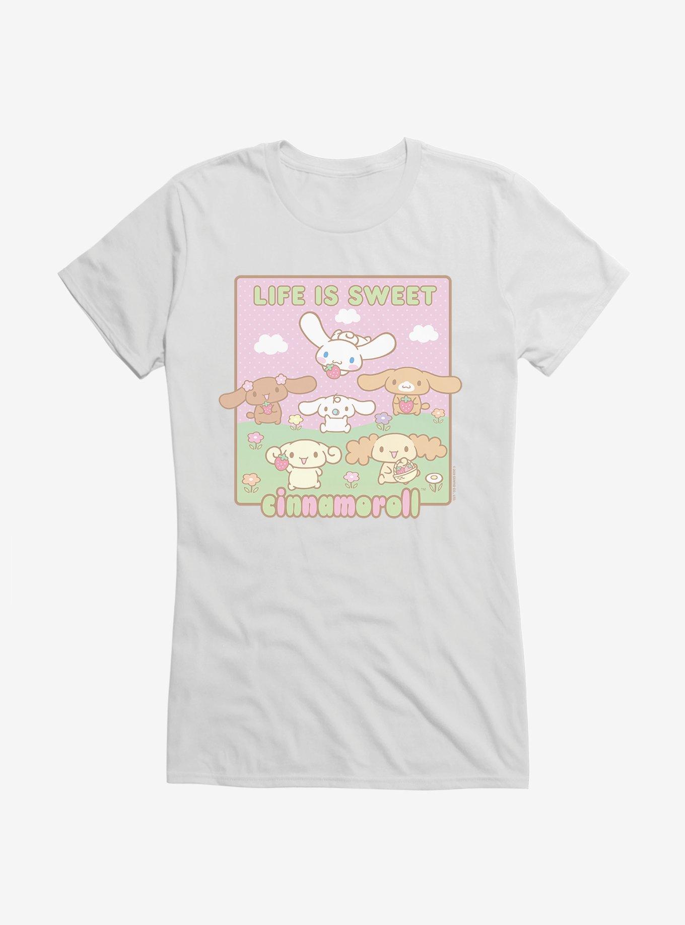 Cinnamoroll Life Is Sweet Friends Girls T-Shirt, , hi-res