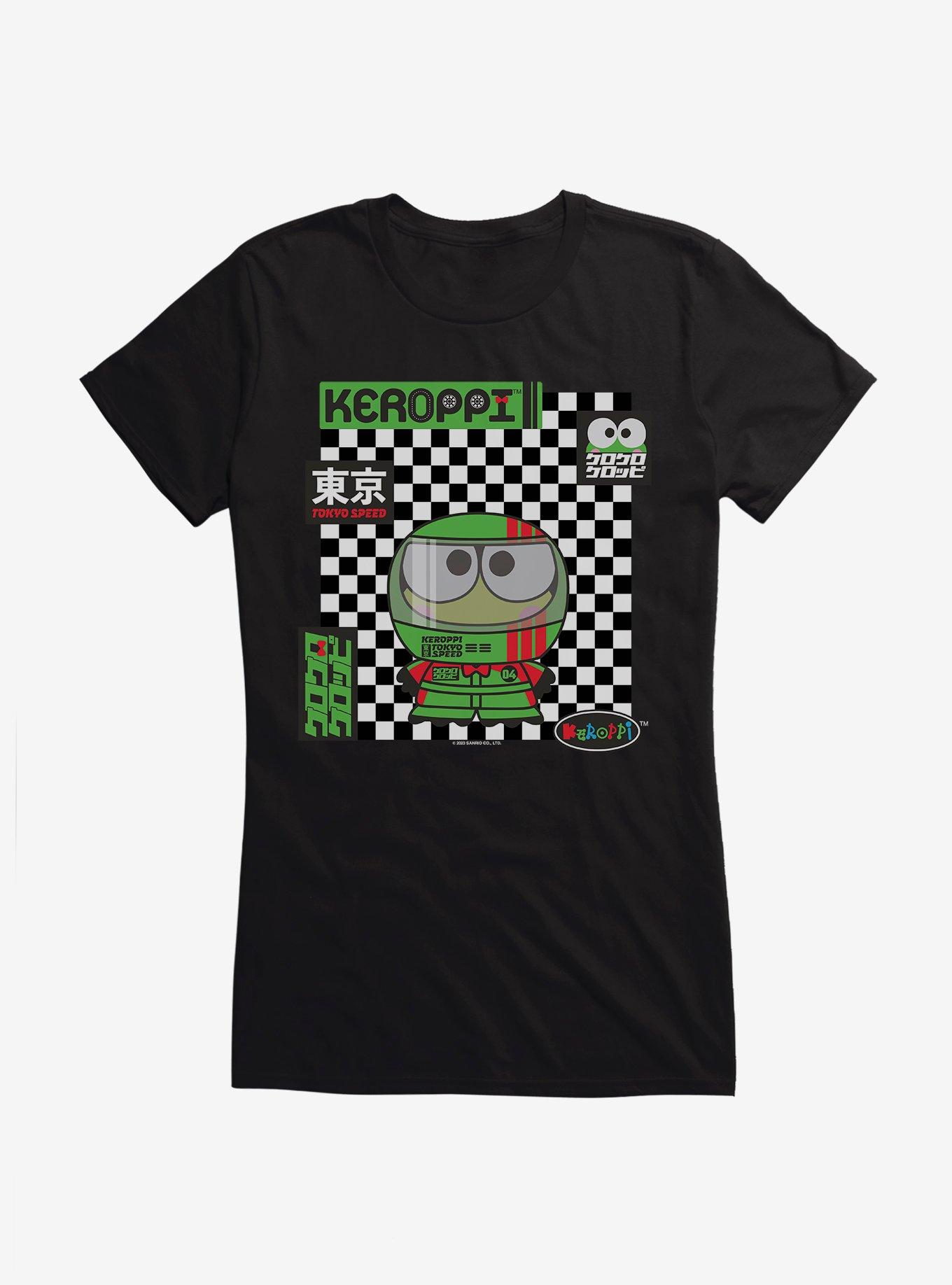 Hello Kitty And Friends Keroppi Tokyo Speed Girls T-Shirt, BLACK, hi-res