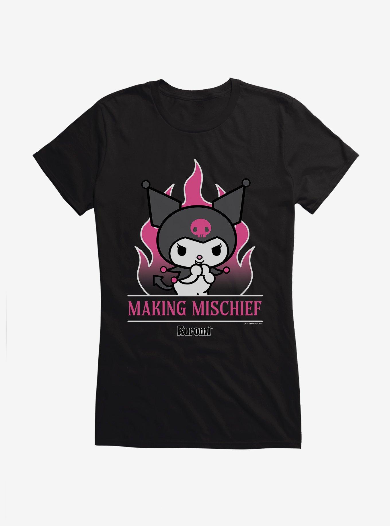 My Melody & Kuromi Making Mischief Girls T-Shirt, , hi-res