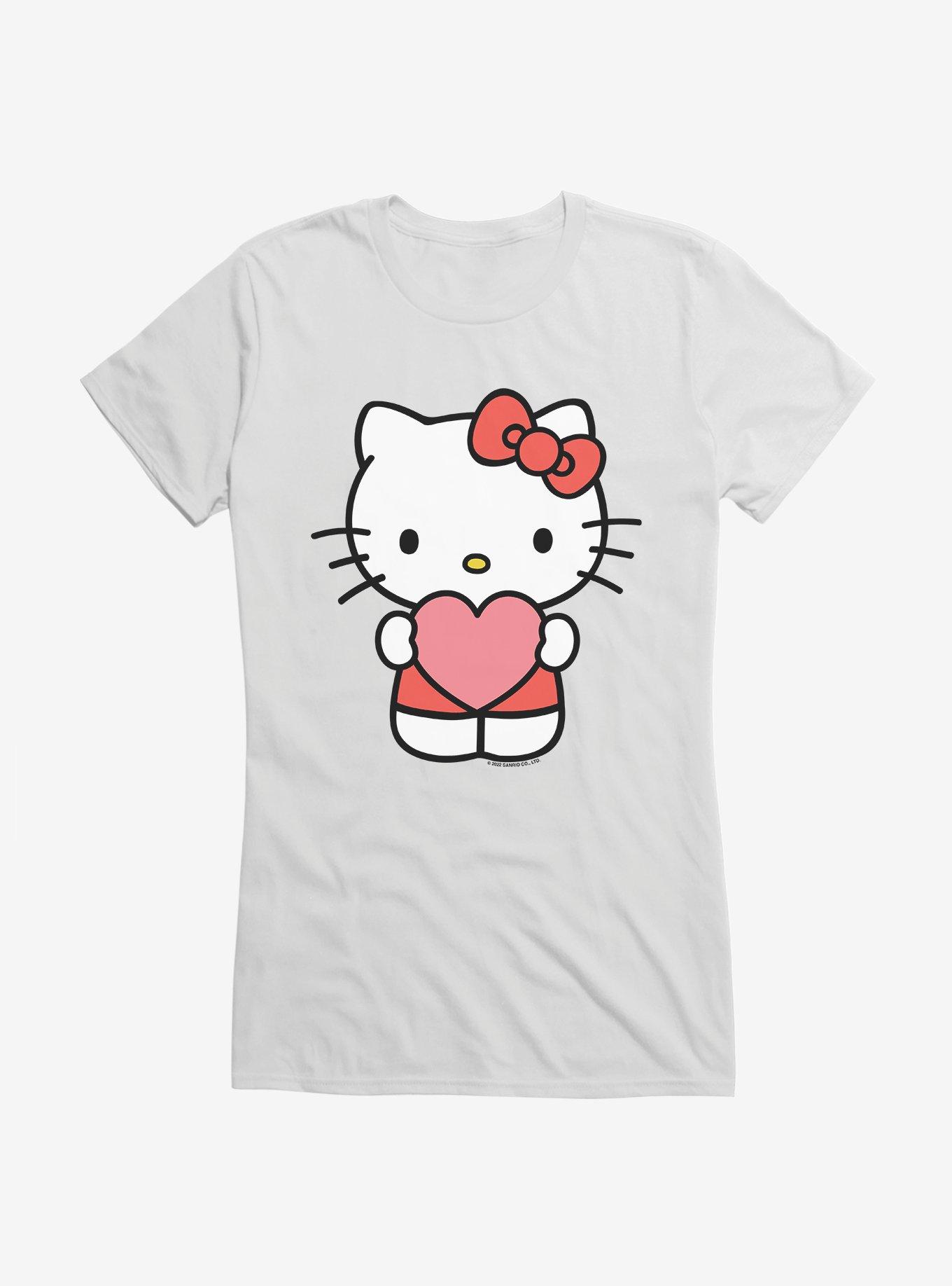 Hello Kitty Heart Girls T-Shirt, WHITE, hi-res