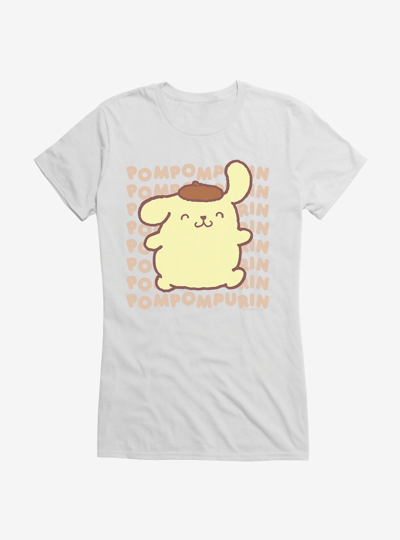 Pompompurin Character Name Girls T-Shirt, , hi-res