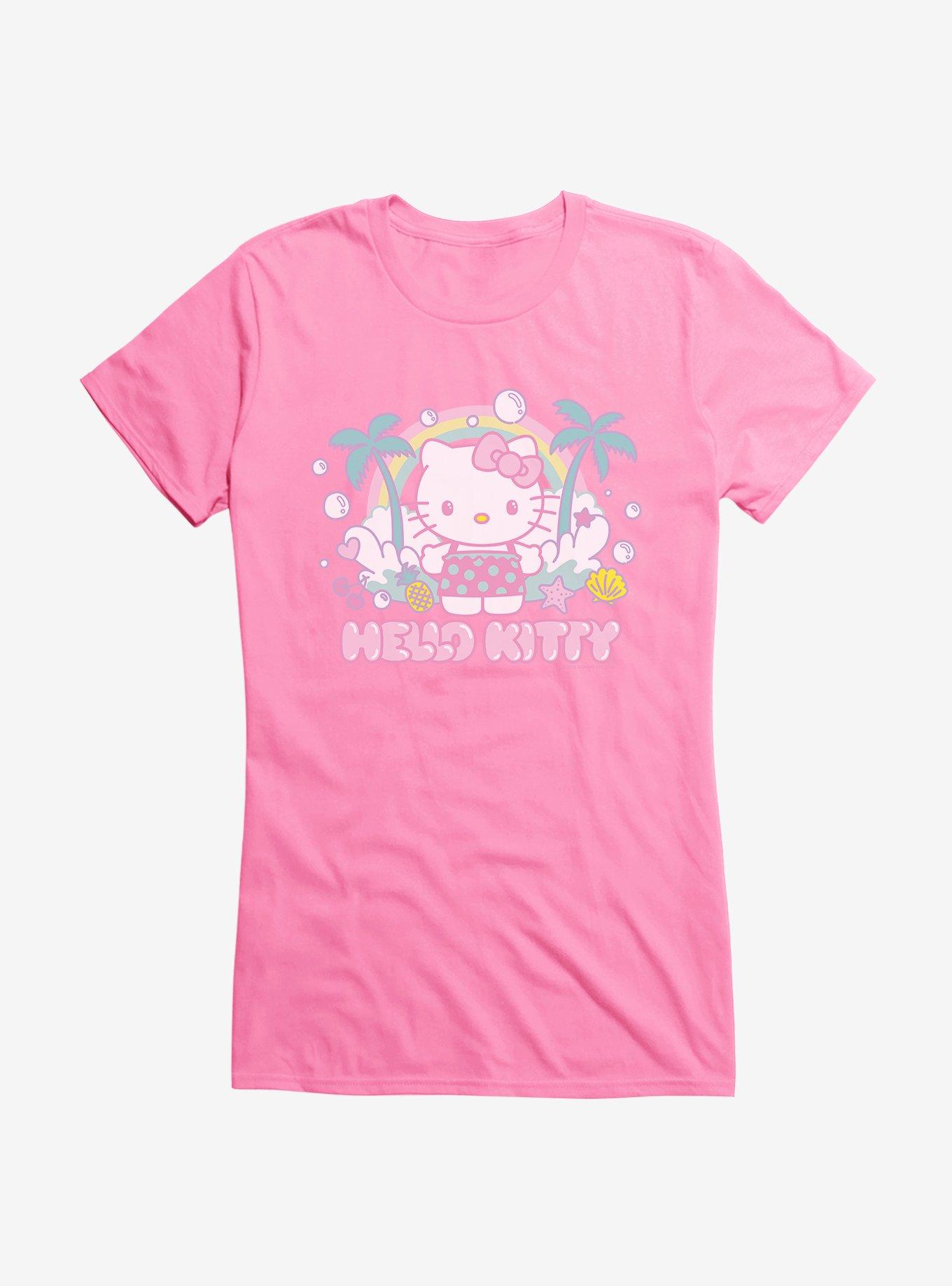 Hello Kitty Kawaii Vacation Bubble Dreams Girls T-Shirt