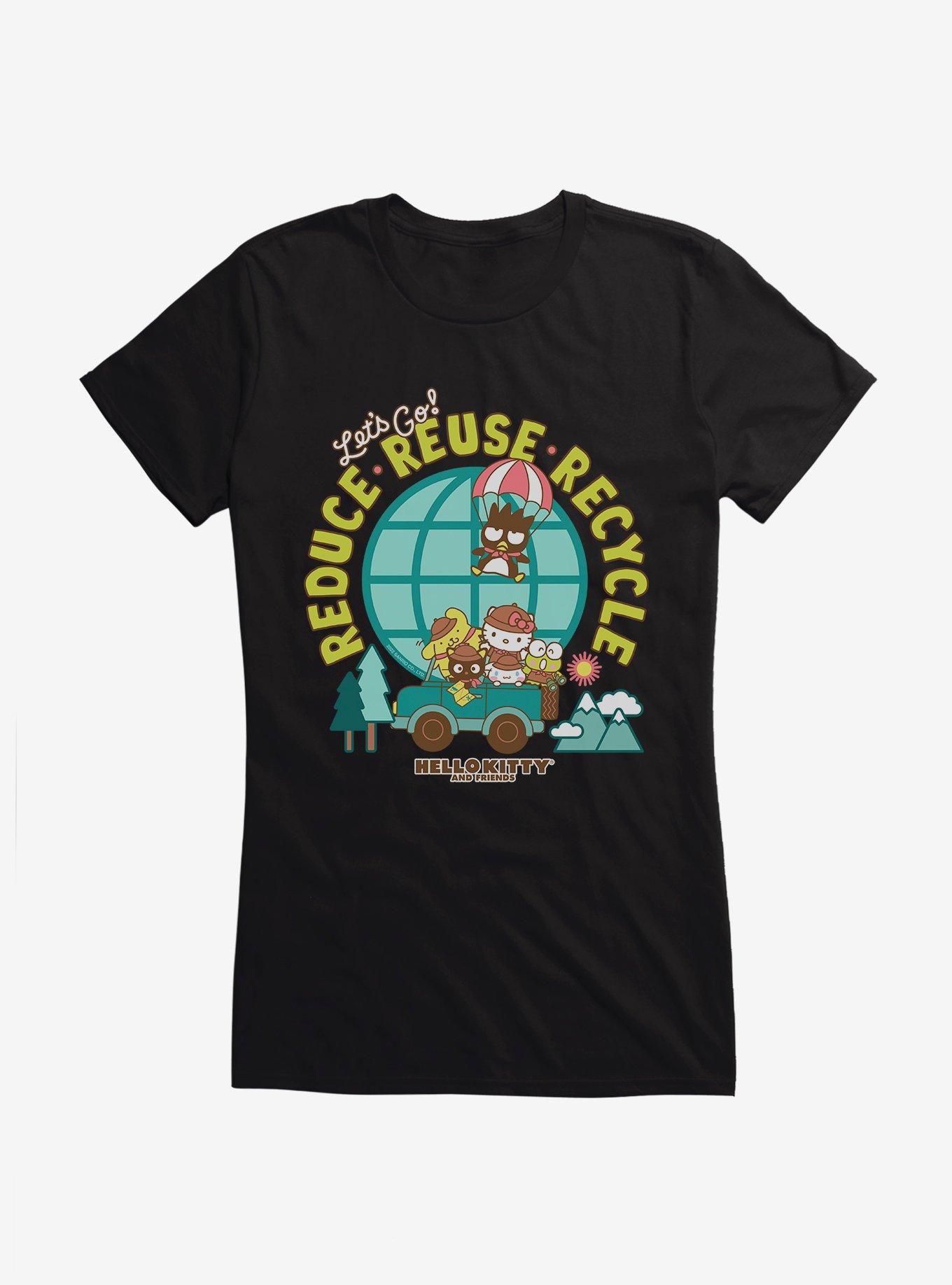 Hello Kitty & Friends Earth Day Reduce, Reuse, Recycle Girls T-Shirt, , hi-res