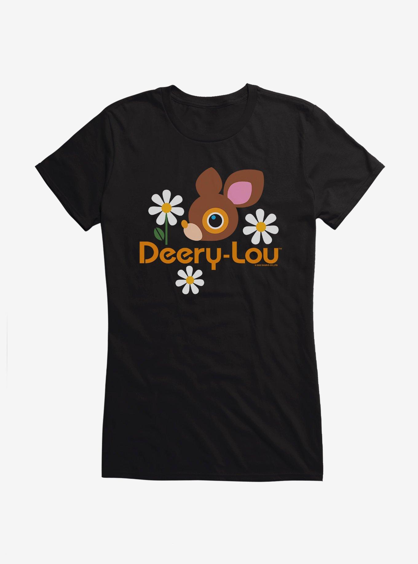 Deery-Lou Cheerful Icon Girls T-Shirt, BLACK, hi-res