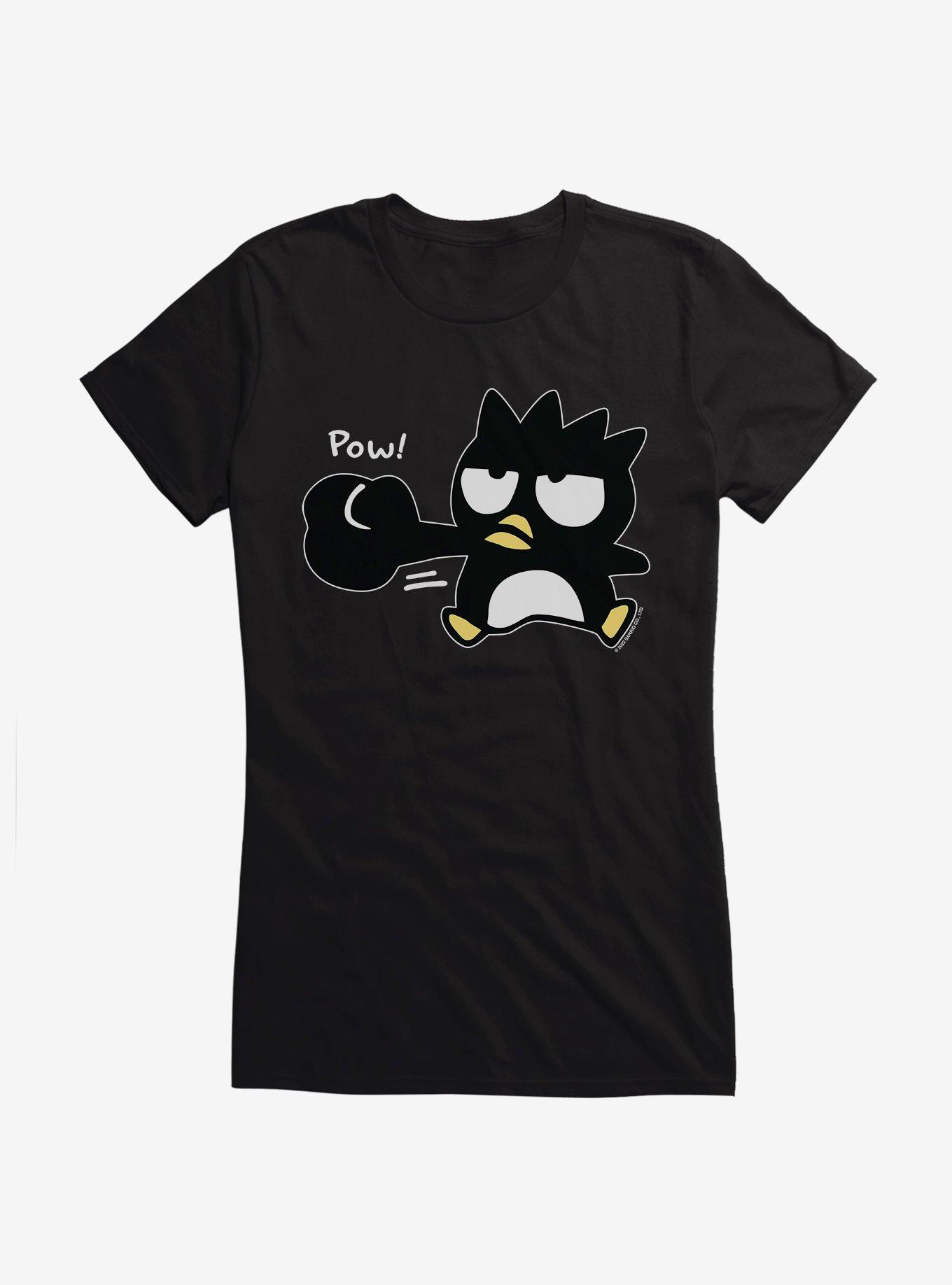 Badtz Maru Punch, Pow! Girls T-Shirt, BLACK, hi-res
