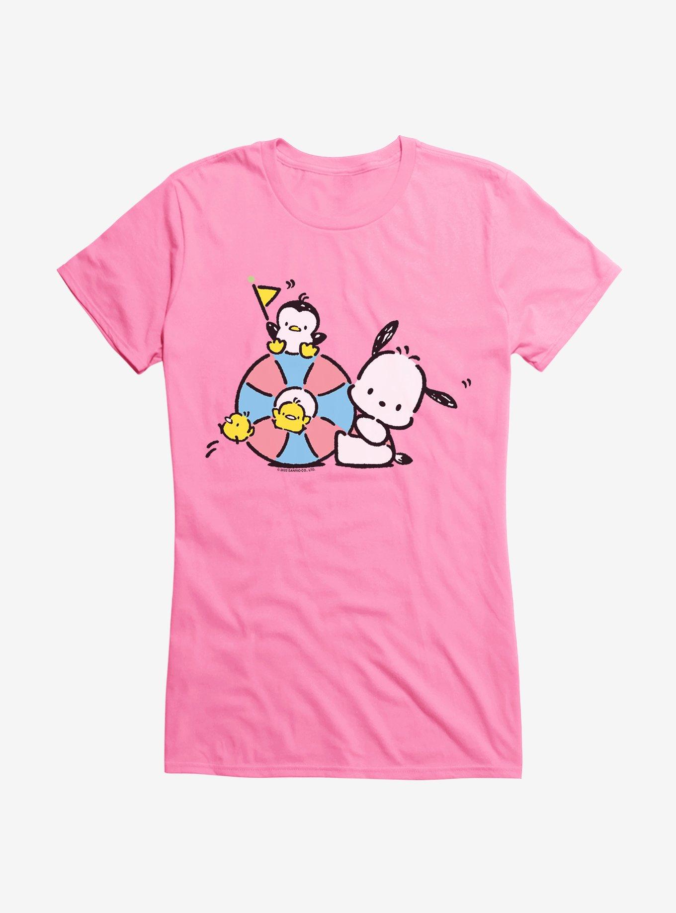 Pochacco Swimming Party Girls T-Shirt, , hi-res