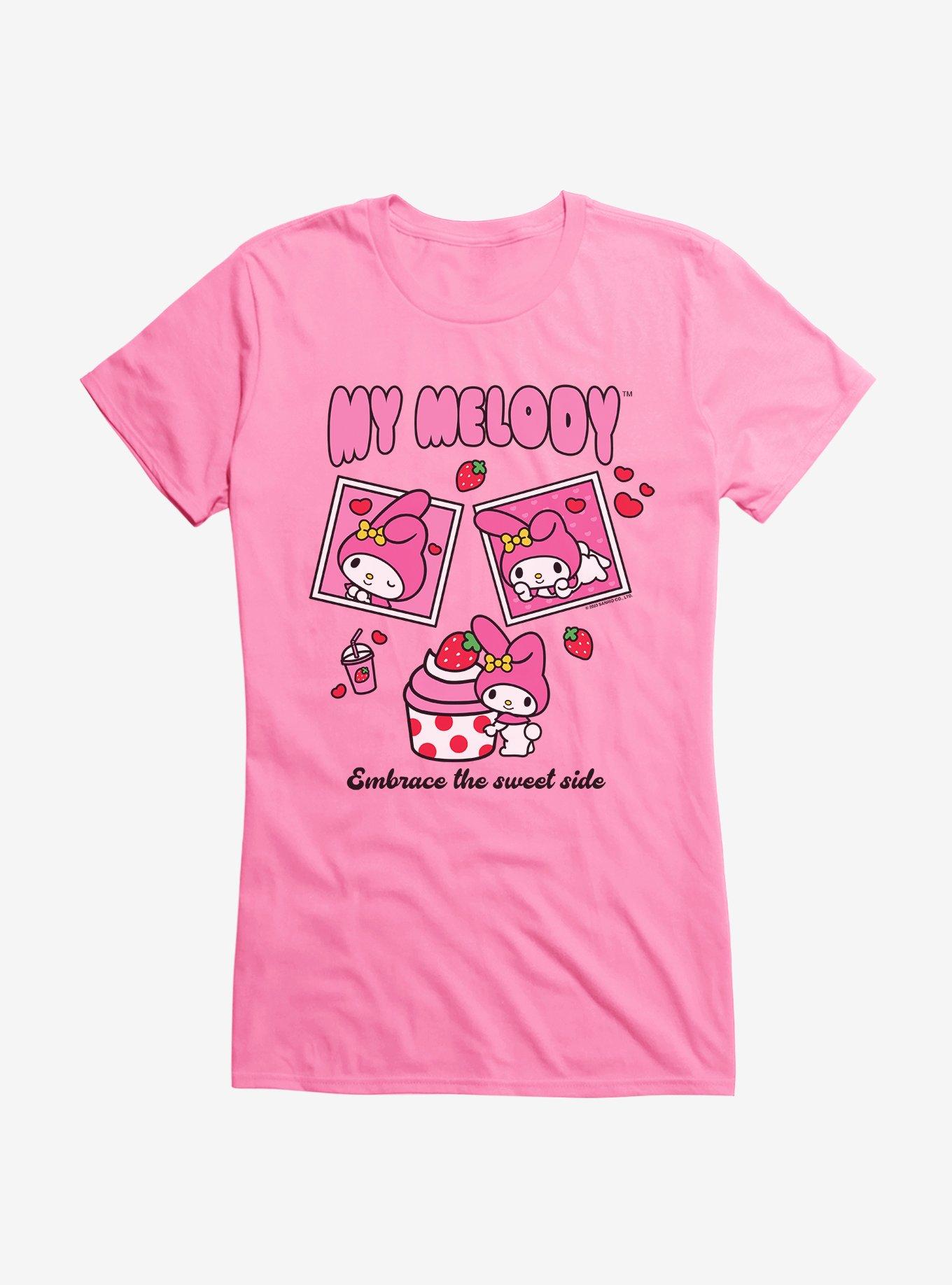 Hello Kitty & Friends My Melody Strawberry Stamps Girls T-Shirt, , hi-res