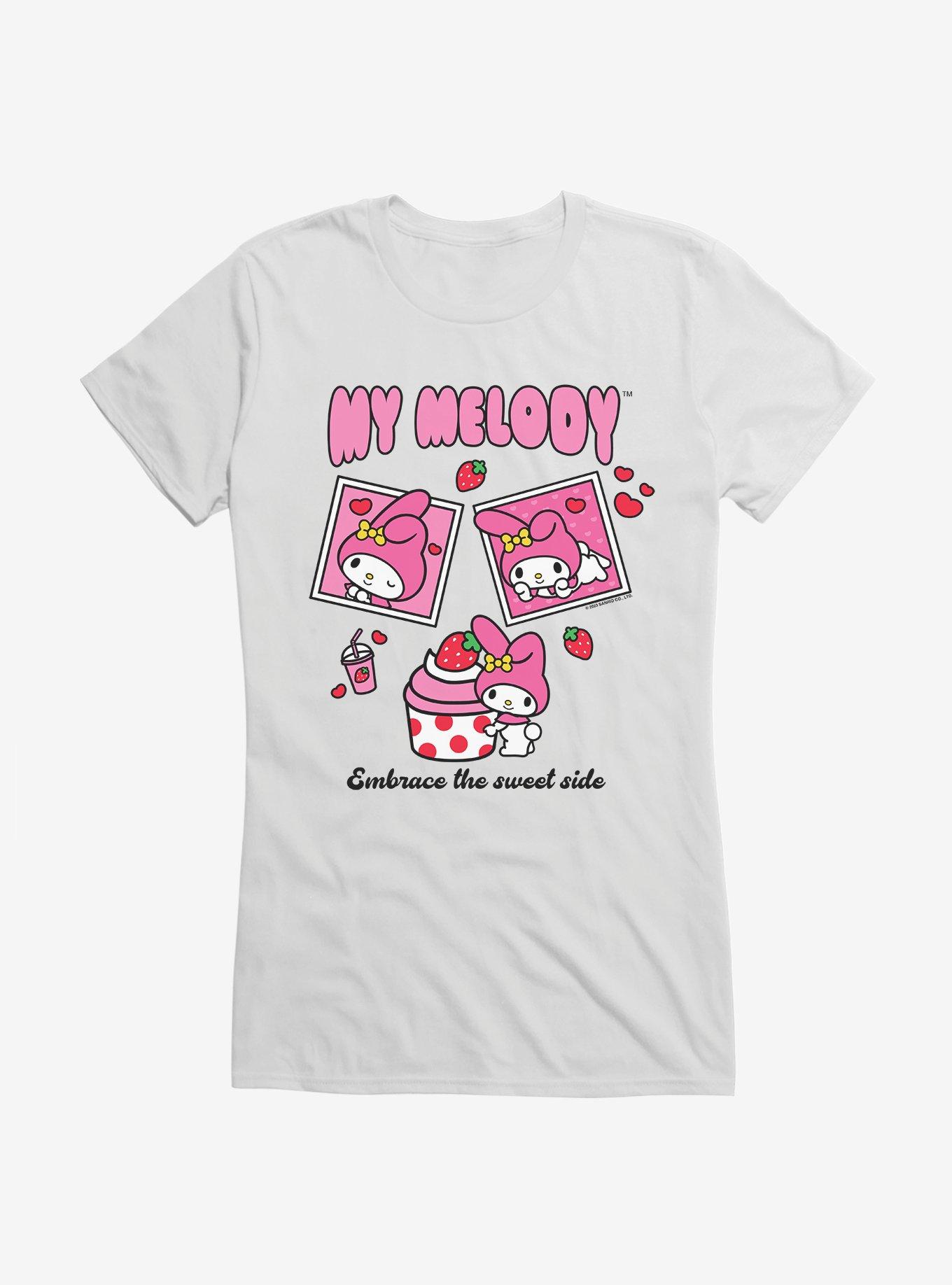Hello Kitty & Friends My Melody Strawberry Stamps Girls T-Shirt, , hi-res