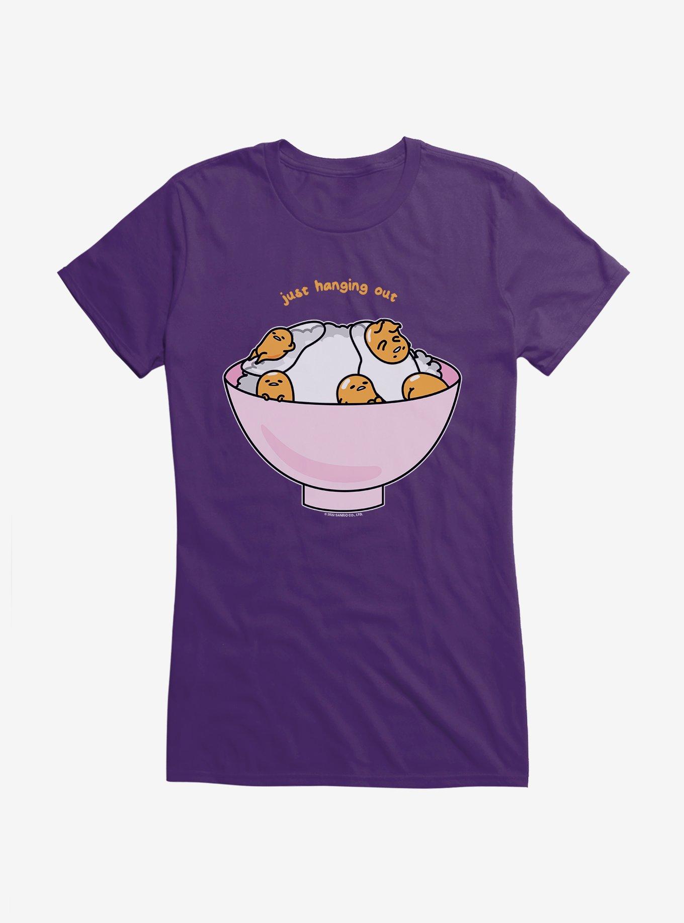 Gudetama Just Hanging Out Girls T-Shirt, , hi-res