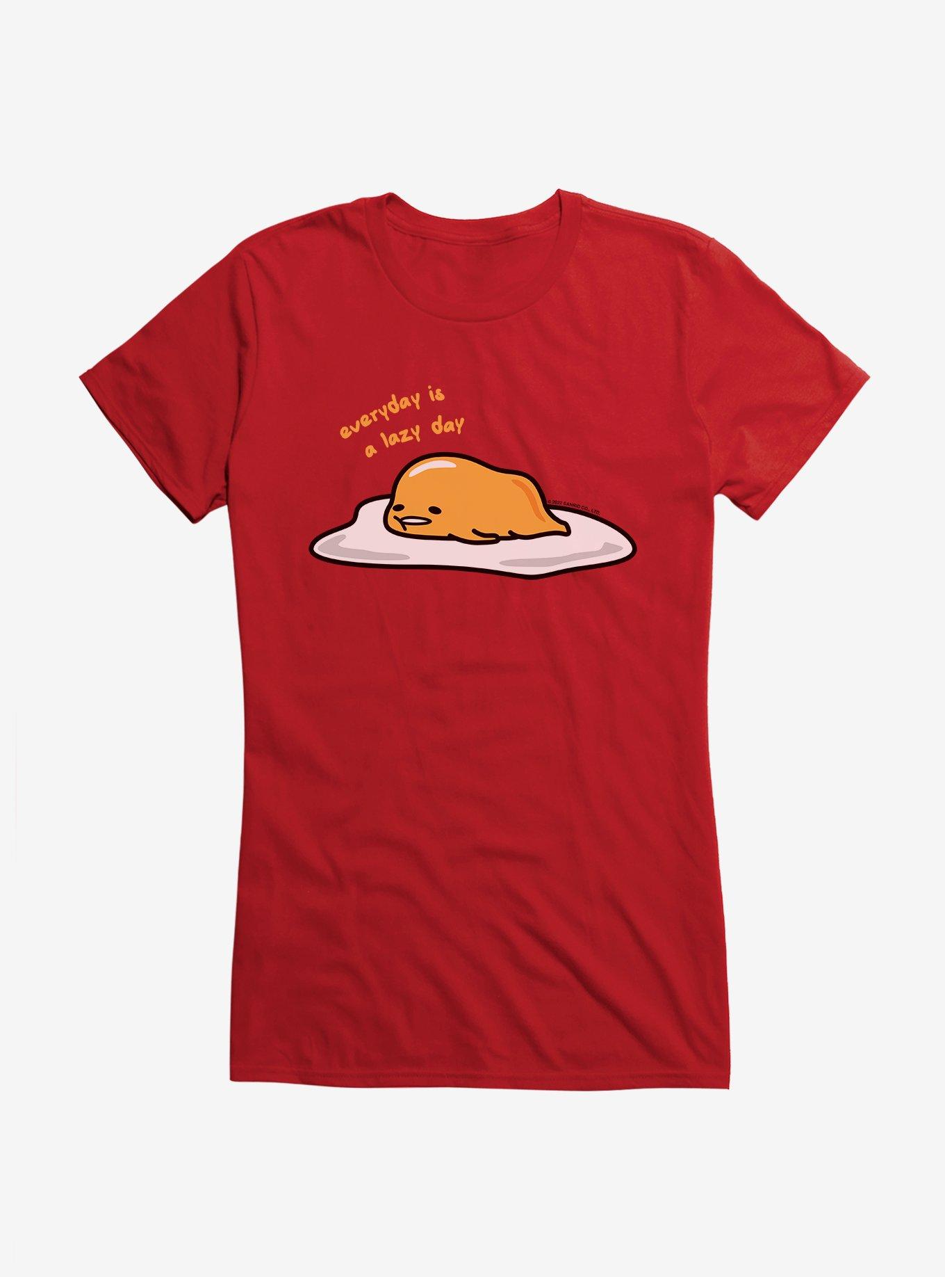 Gudetama Everyday Is A Lazy Day Girls T-Shirt, , hi-res
