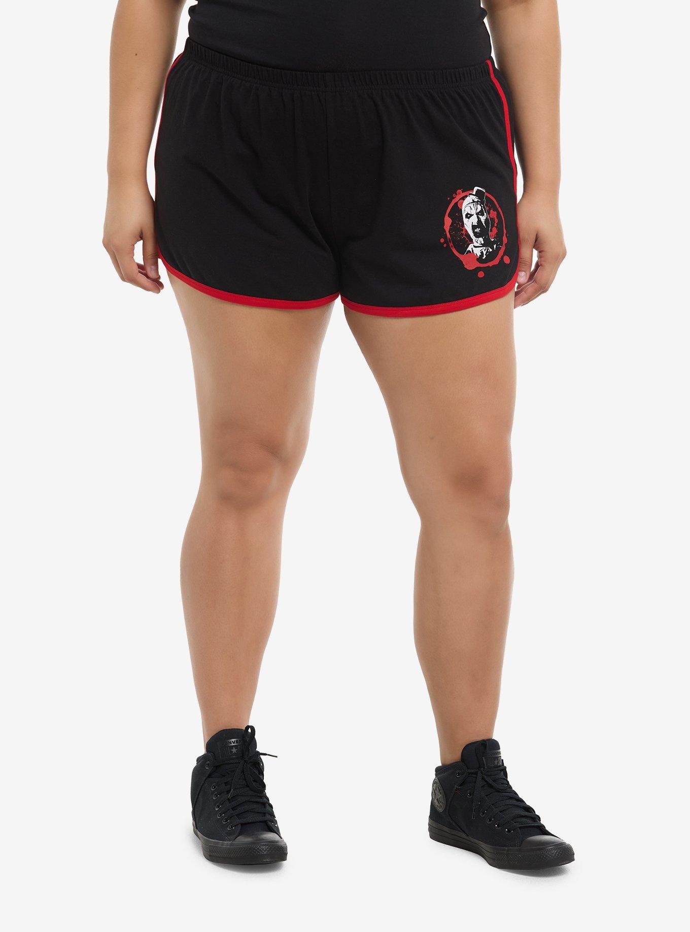 Terrifer Art The Clown Girls Soft Shorts Plus Size, , hi-res