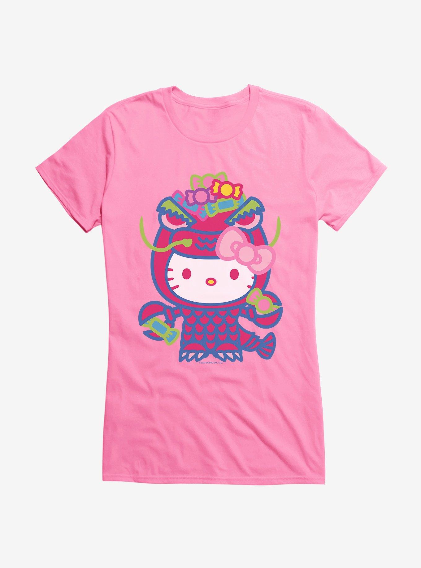 Hello Kitty Sweet Kaiju Claws Girls T-Shirt, AZAELEA PINK, hi-res