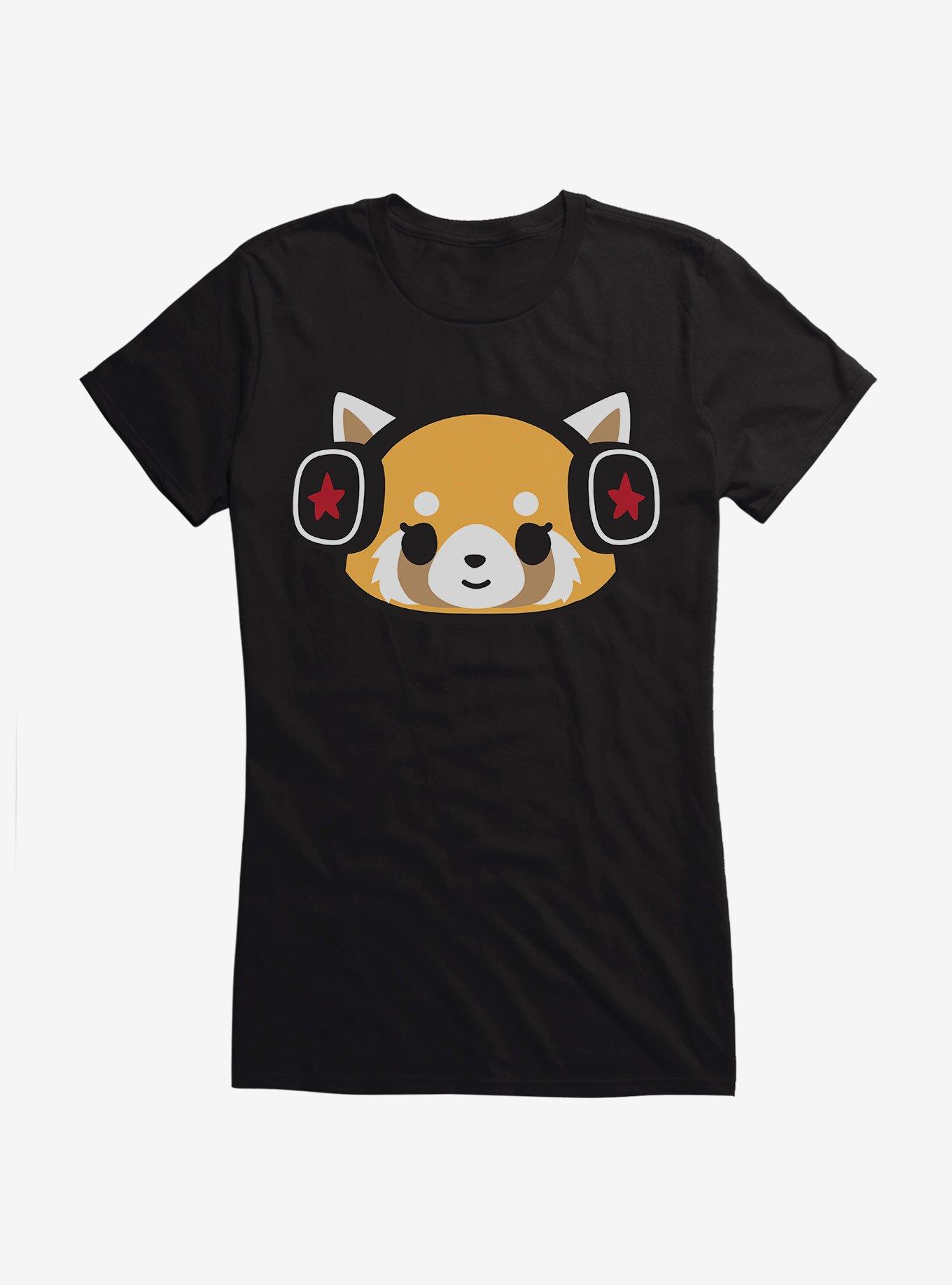 Aggretsuko Metal Headphones Girls T-Shirt, , hi-res