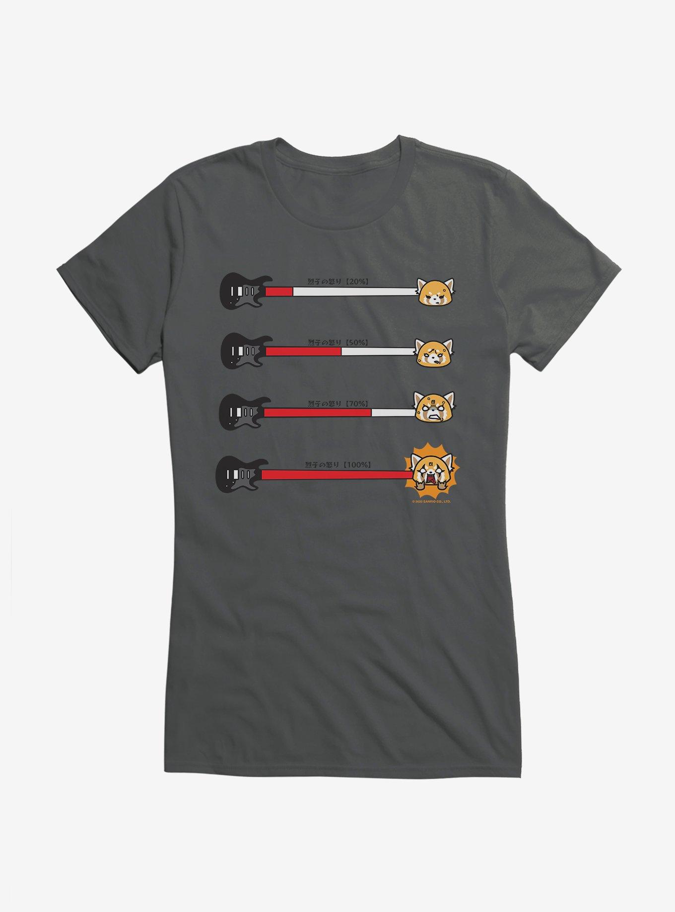 Aggretsuko Metal Anger Meter Girls T-Shirt, , hi-res