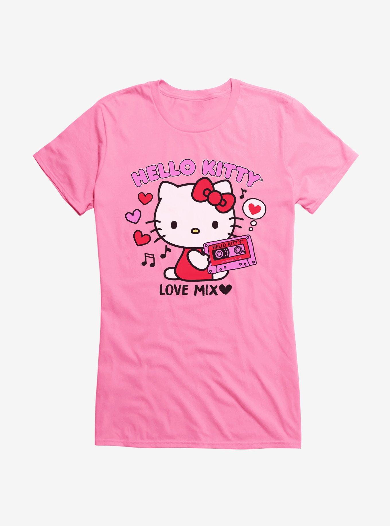 Hello Kitty Valentine's Day Love Mix Girls T-Shirt, AZAELEA PINK, hi-res