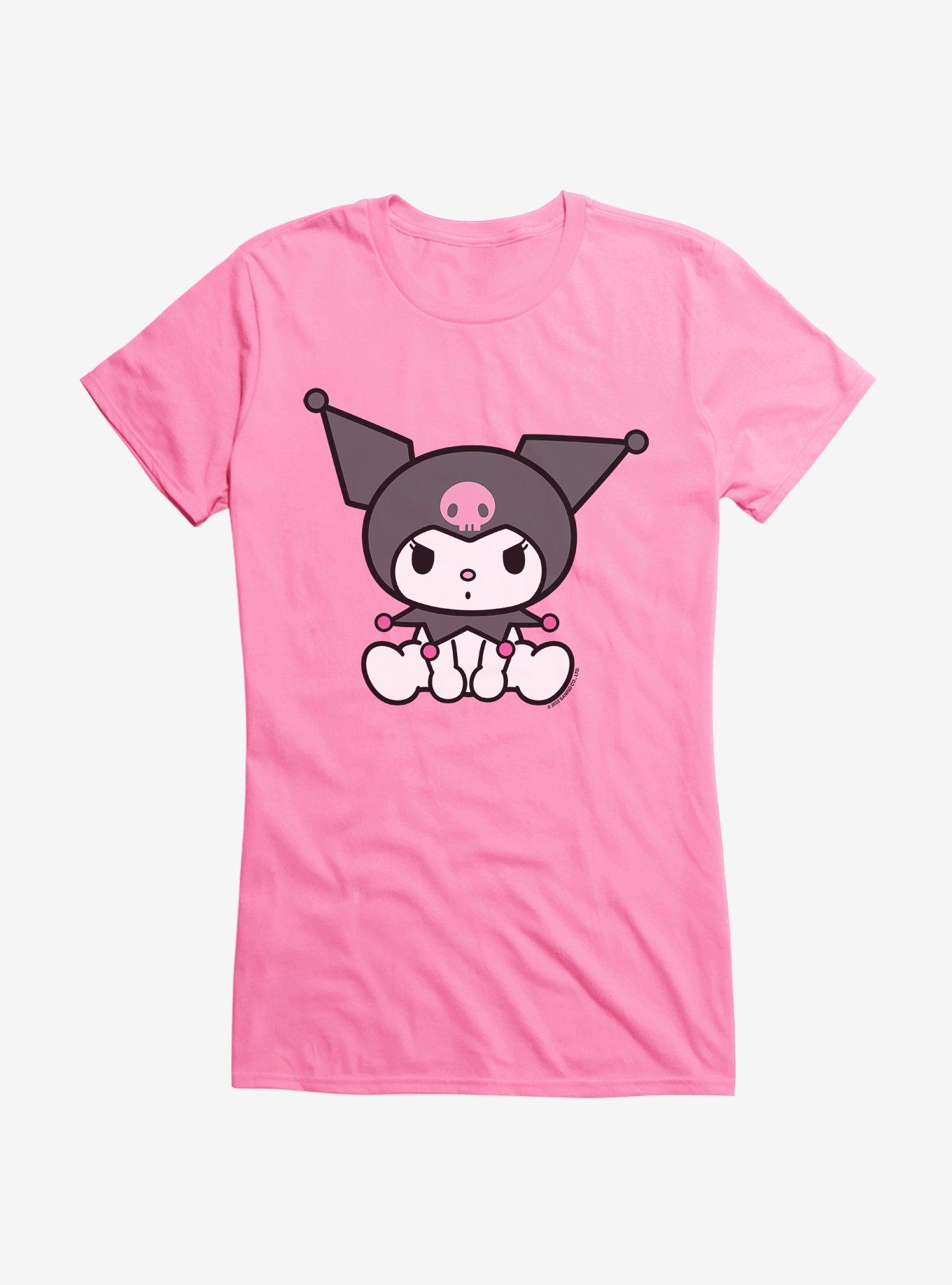 Kuromi Sitting Girls T-Shirt, , hi-res