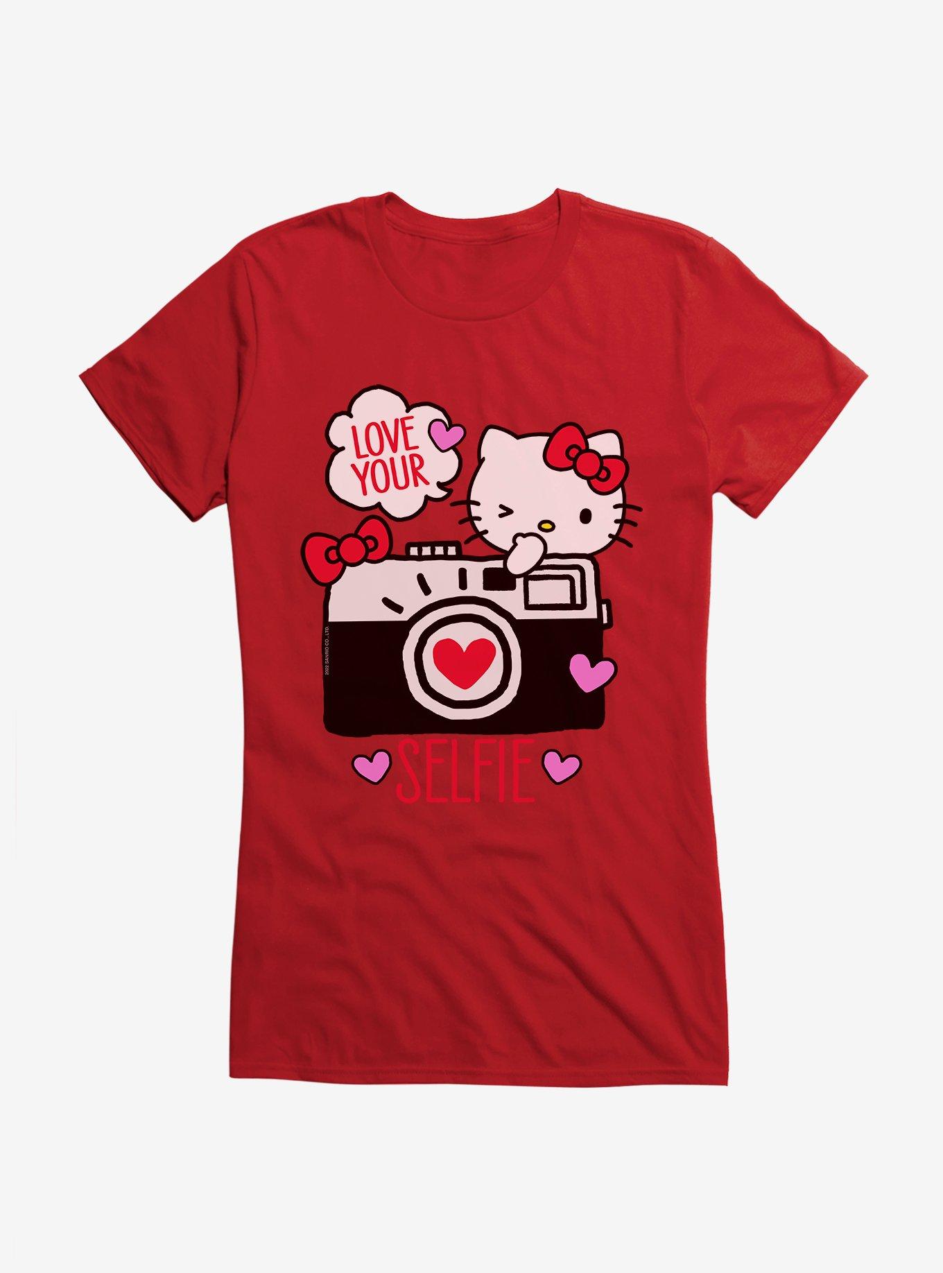 Hello Kitty Selfie Love Girls T-Shirt, , hi-res